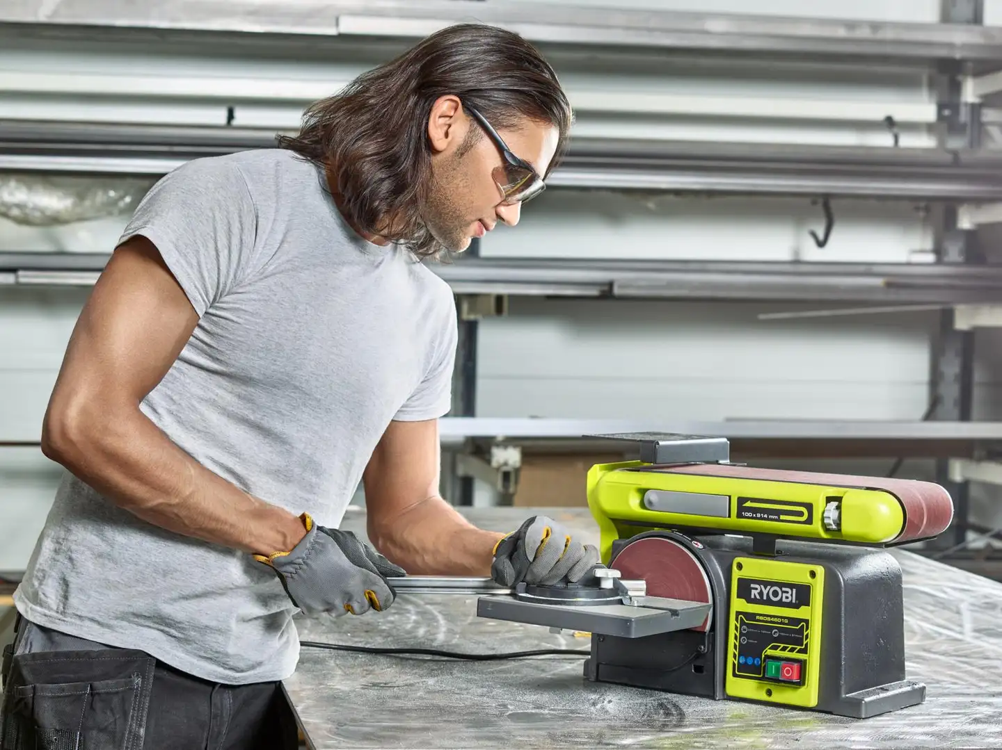 Ryobi 370W yhdistelmähiomakone  RBDS4601G - 2