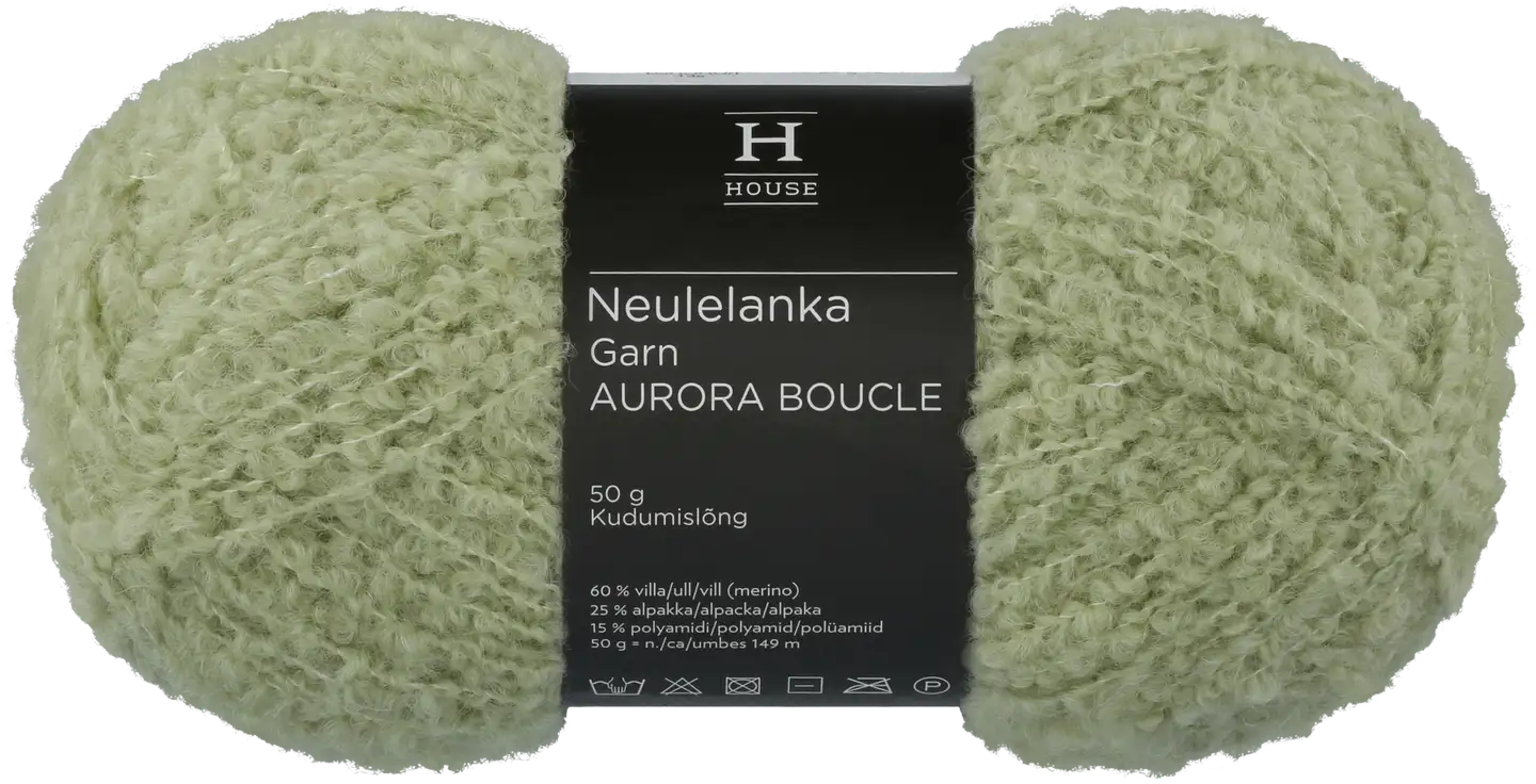 House lanka Aurora boucle 50 g mint