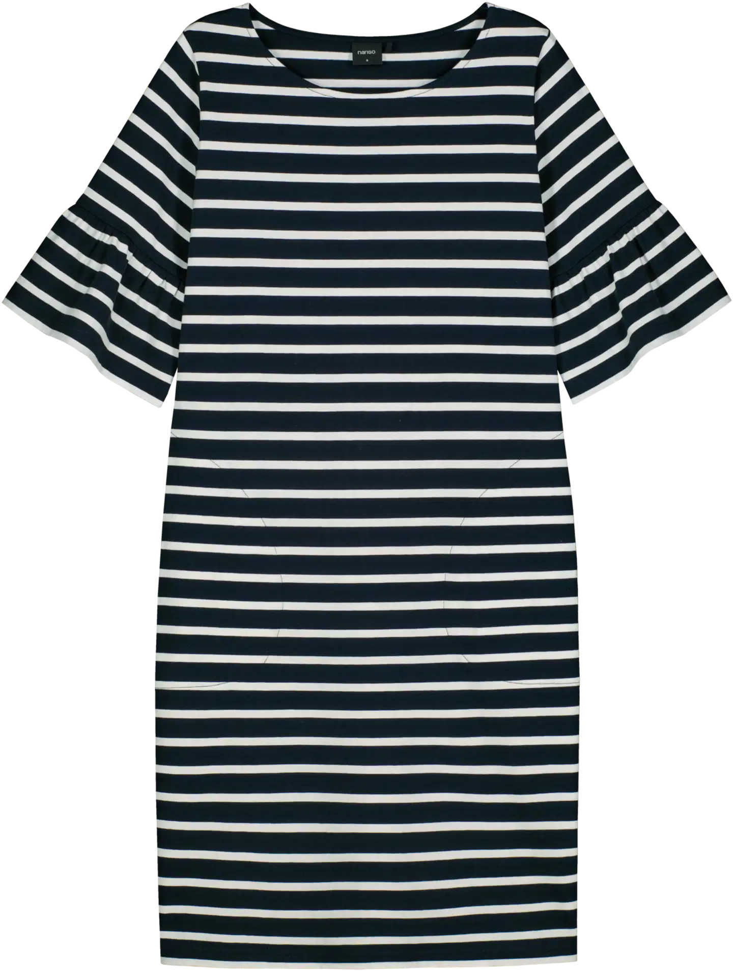 Nanso naisten mekko Raita - tummansininen