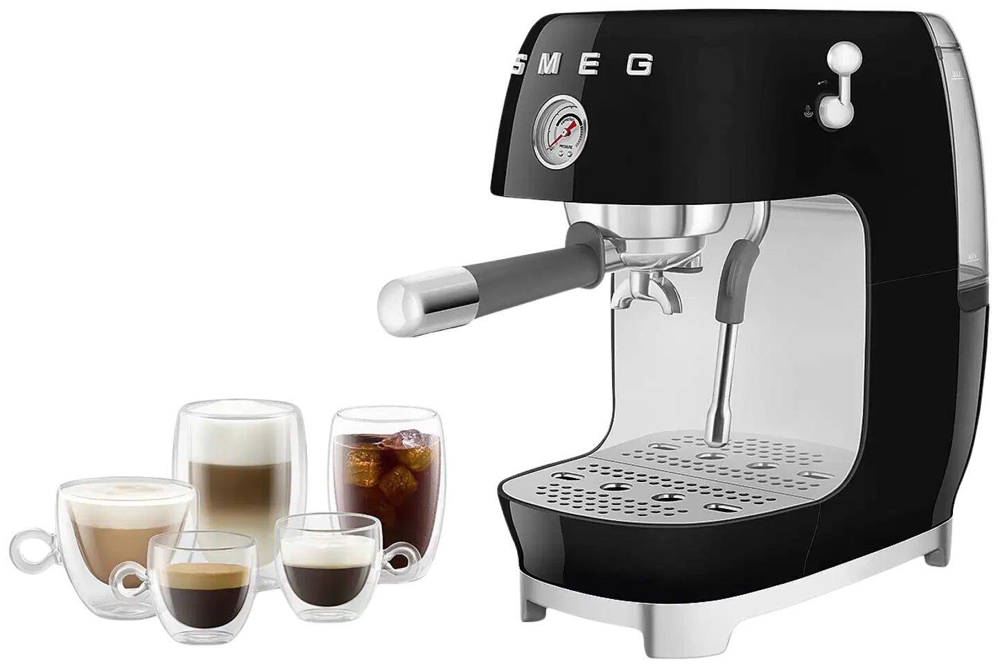 Smeg espressokeitin ECF03BLEU musta - 10