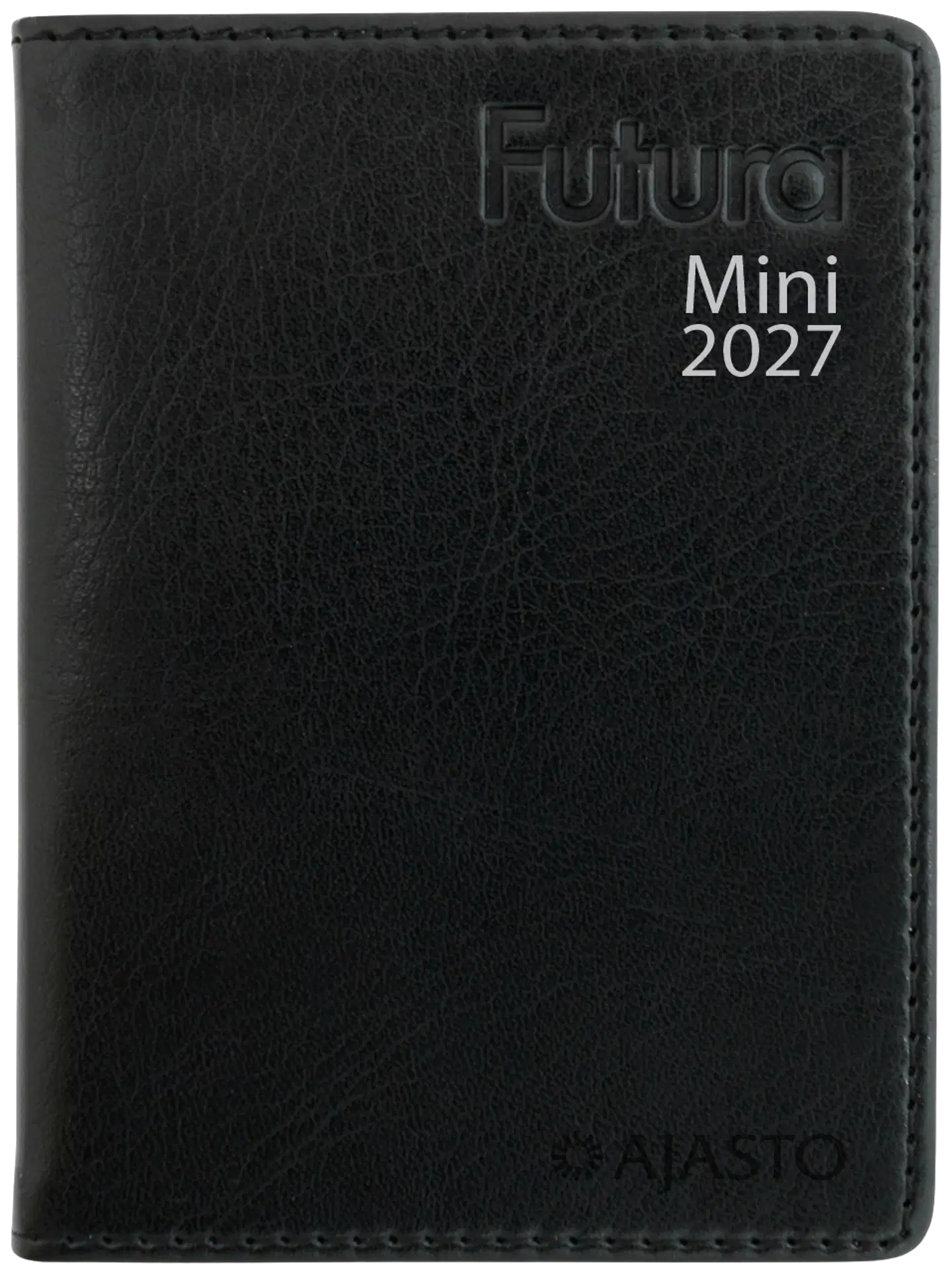 Ajasto taskukalenteri Futura Mini, musta - 1