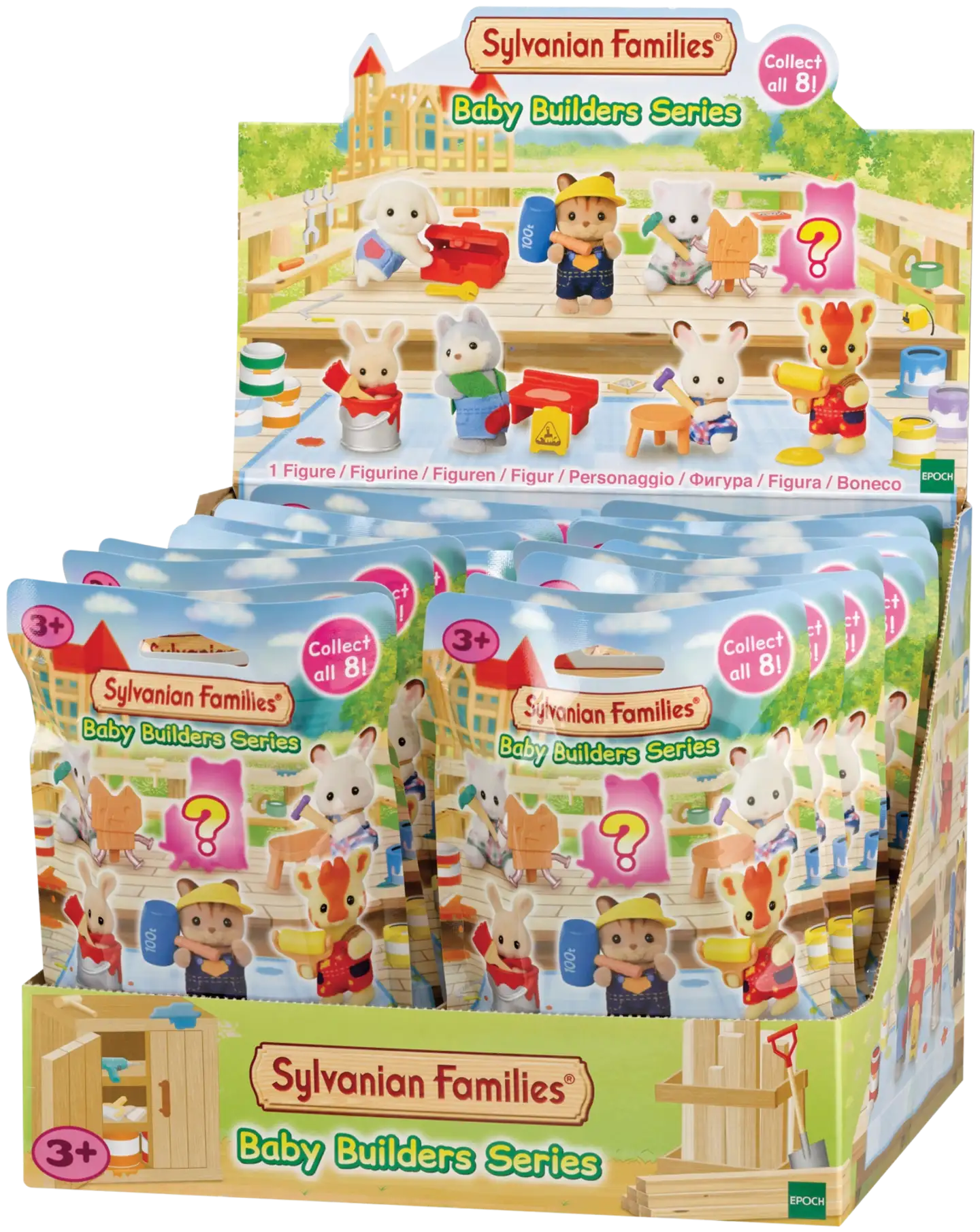 Sylvanian Families yllätyspakkaus Rakentajat -sarja - 2