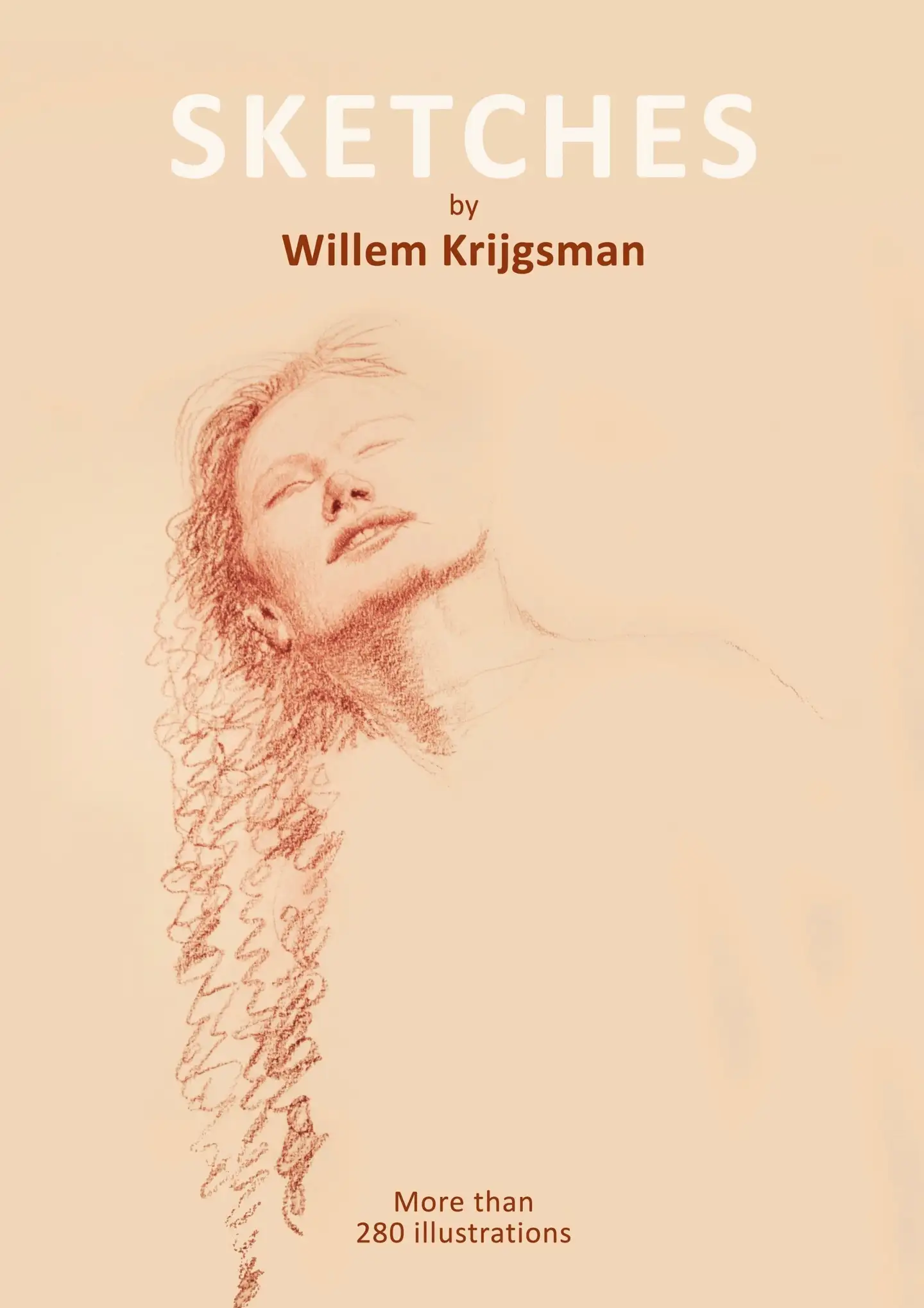 Krijgsman, Sketches by Willem Krijgsman - Sketches in sanguine, indian red and other colours