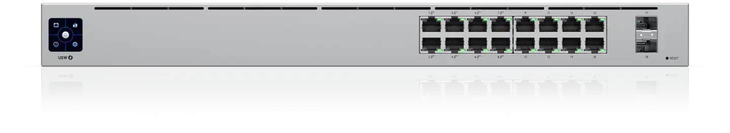 Ubiquiti 16-porttinen gigabit PoE -kytkin SFP-uplink-liitännällä USW-16-POE - 2