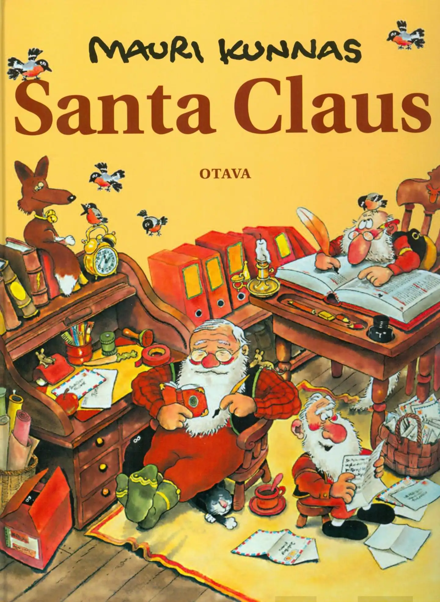 Kunnas, Santa Claus (Joulupukki, engl.kielinen) - A book about santa and his elves at Mount Korvatunturi, Finland