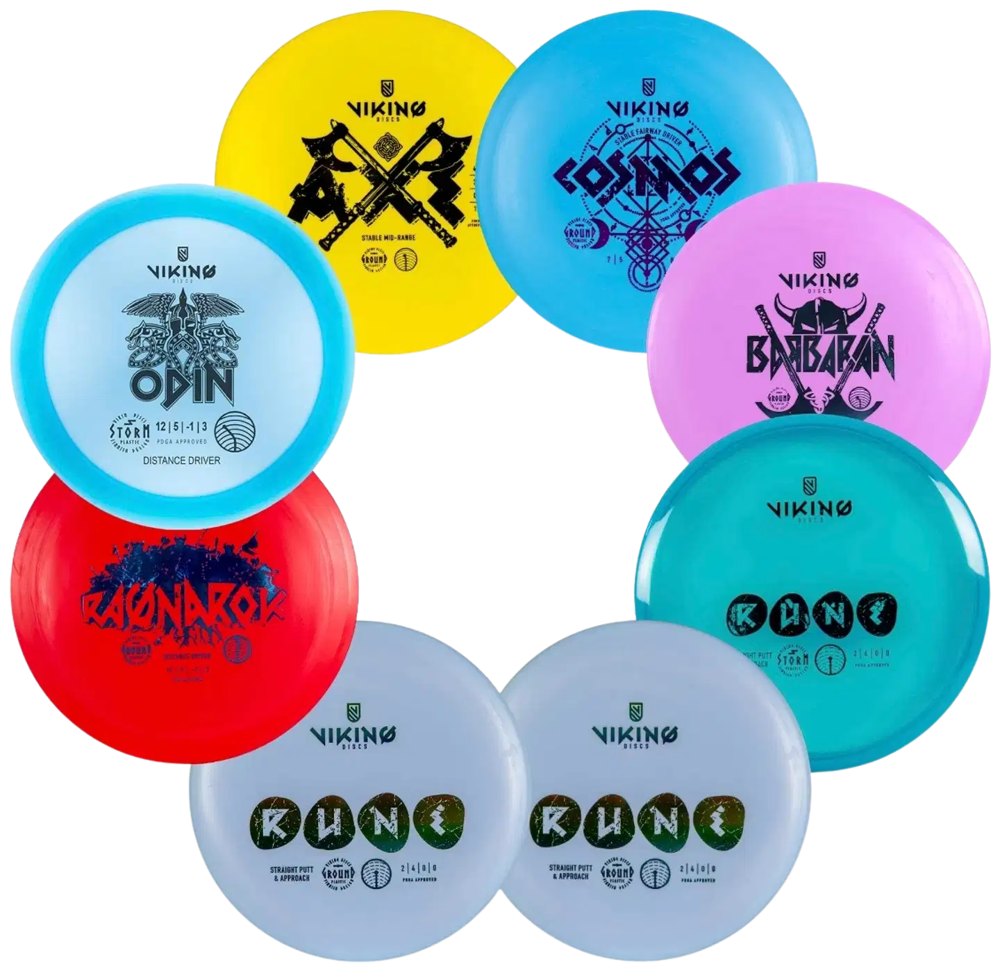 Viking Discs challenger frisbeegolfkori-setti - 2