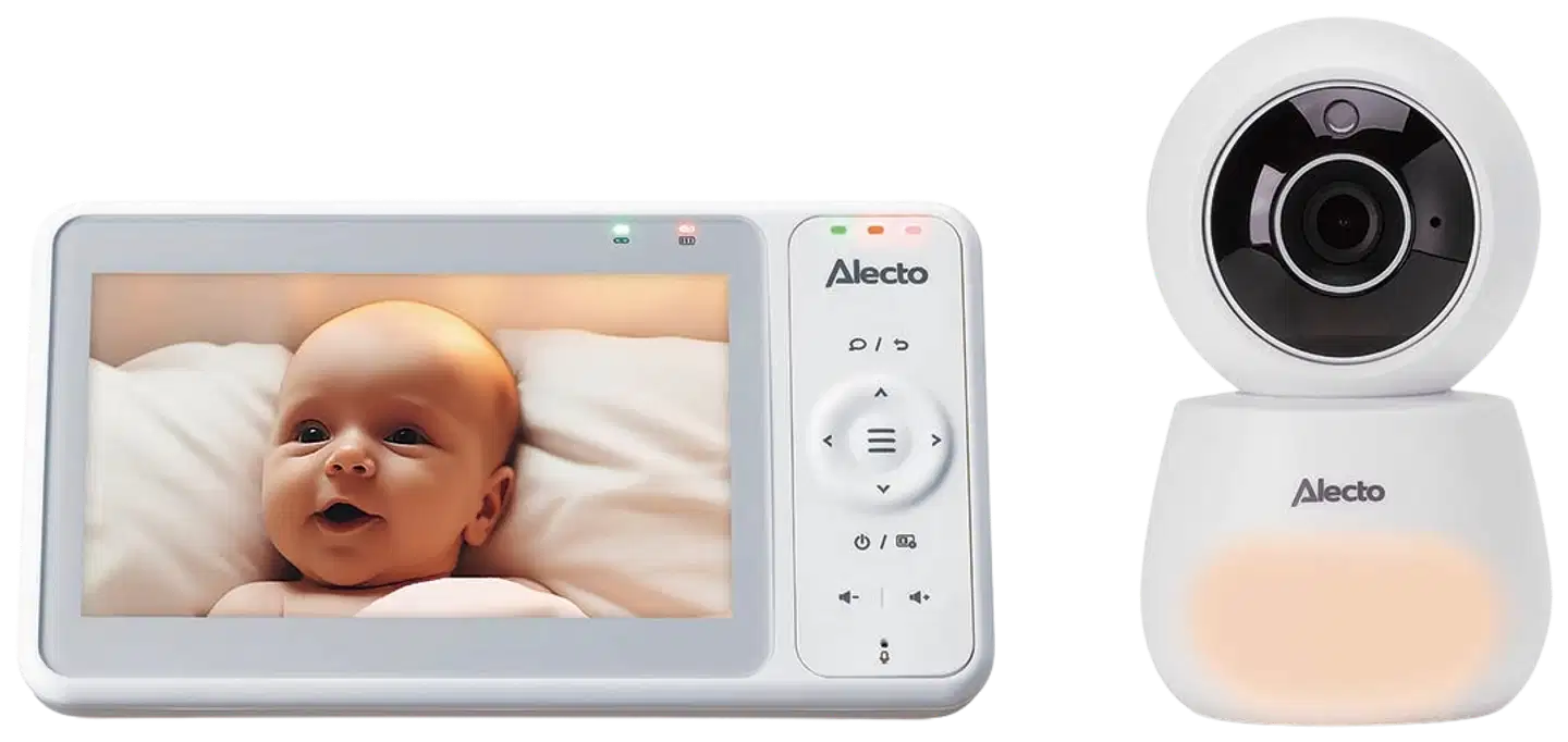 Alecto DVM-2060 itkuhälytin kameralla ja näytöllä - 1