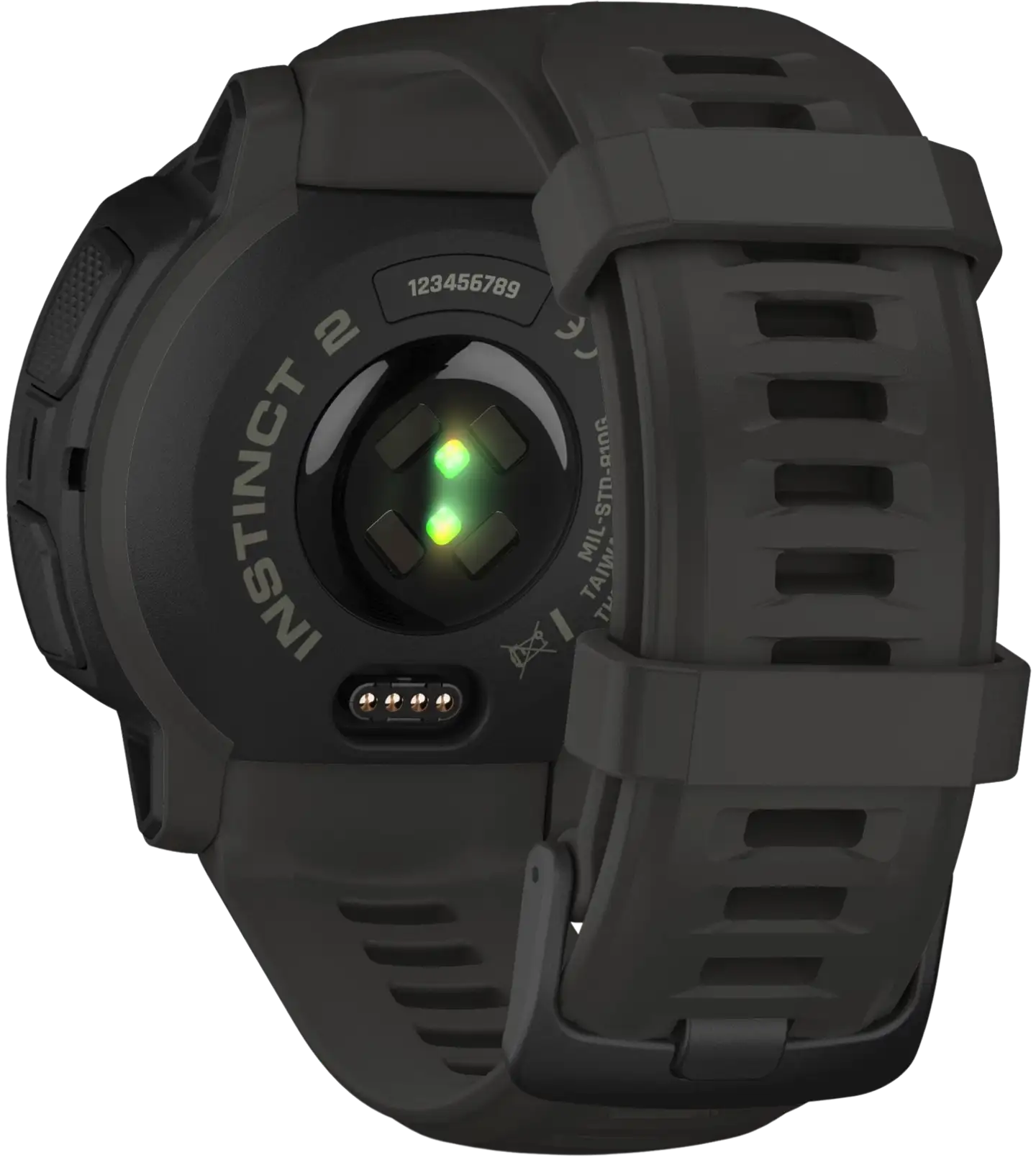 Garmin Instinct 2 solar multisport GPS kello, tummanharmaa - 8