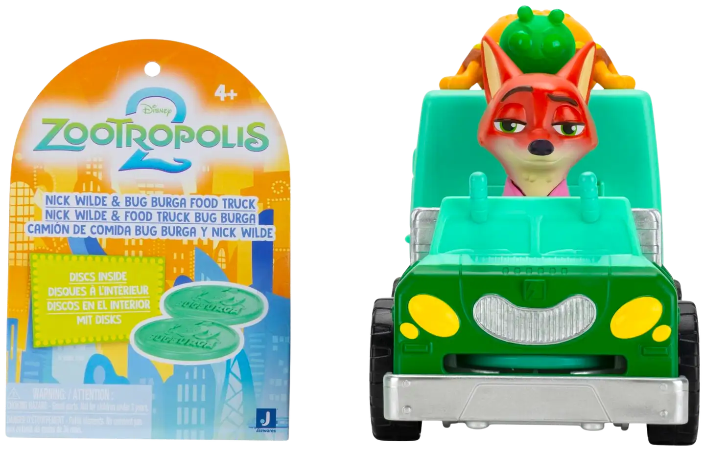 Zootropolis Pull Back- ajoneuvo 10 cm - 2