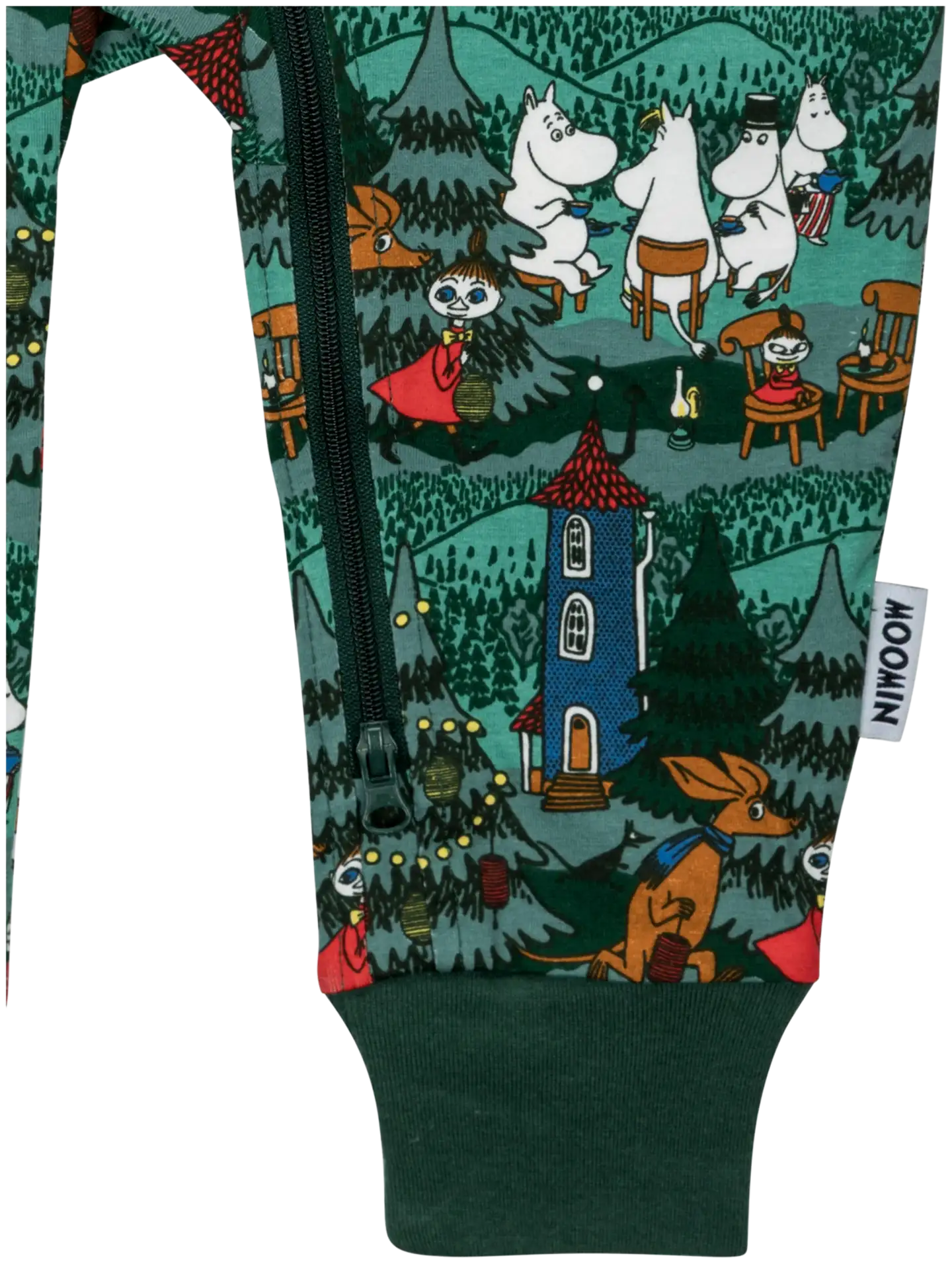 Moomin by Martinex vauvojen pyjama Pihajuhla 590100 - VIHREÄ - 3