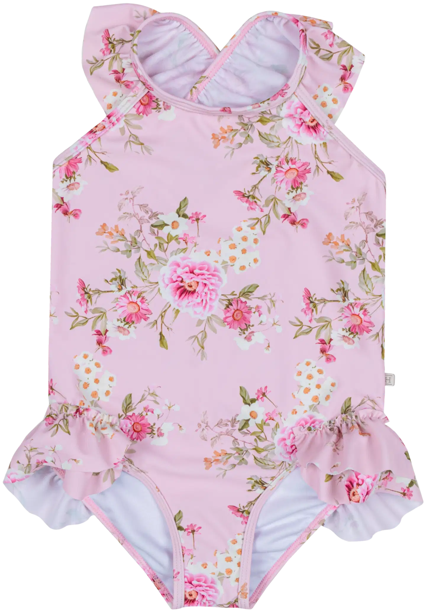 House lasten uimapuku kukkafrilla 235H012630 - Multicolor - 1