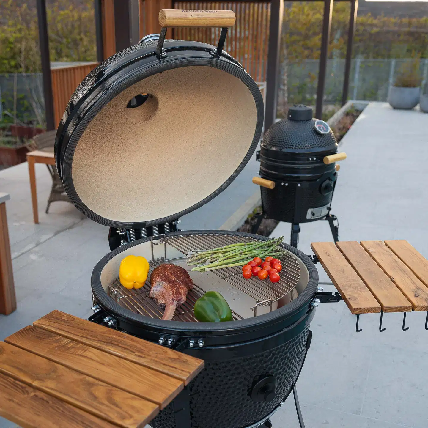 Kamado Sumo Classic Maxi 2.0 hiiligrilli - musta - 24