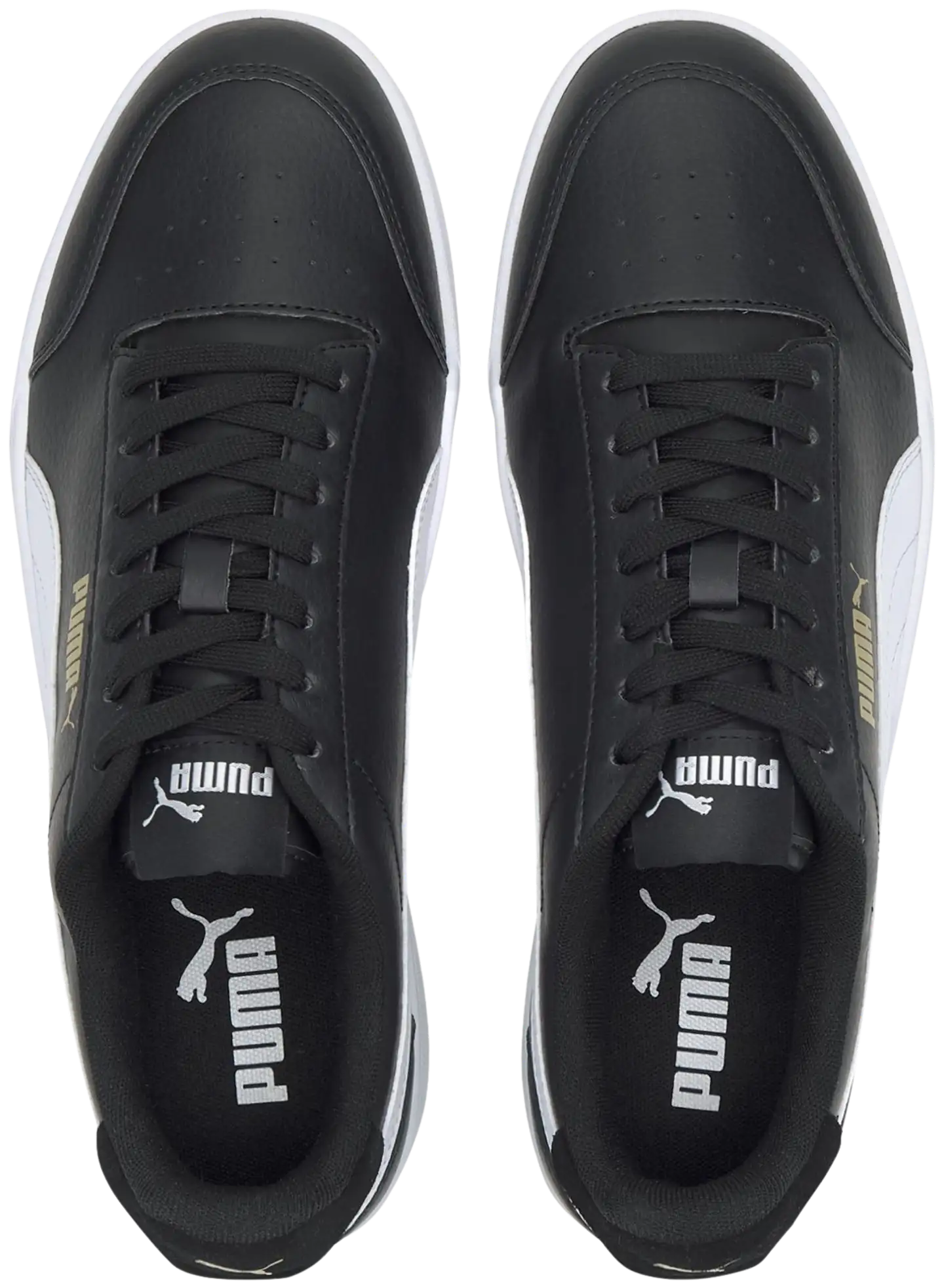 Puma miesten vapaa-ajan jalkine Shuffle Black - Black-White-Team G - 4