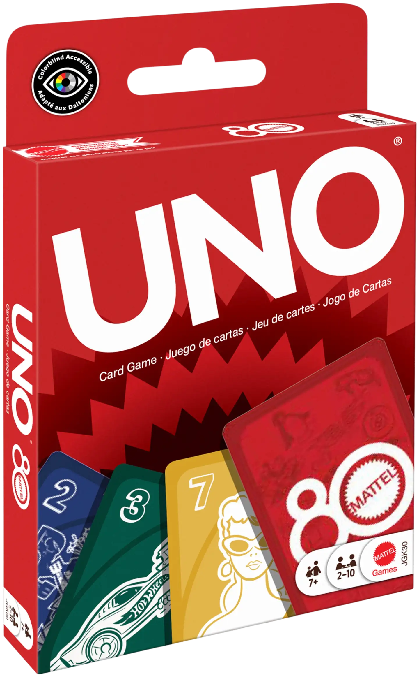 Uno-Korttipeli Mattel 80 V - 2