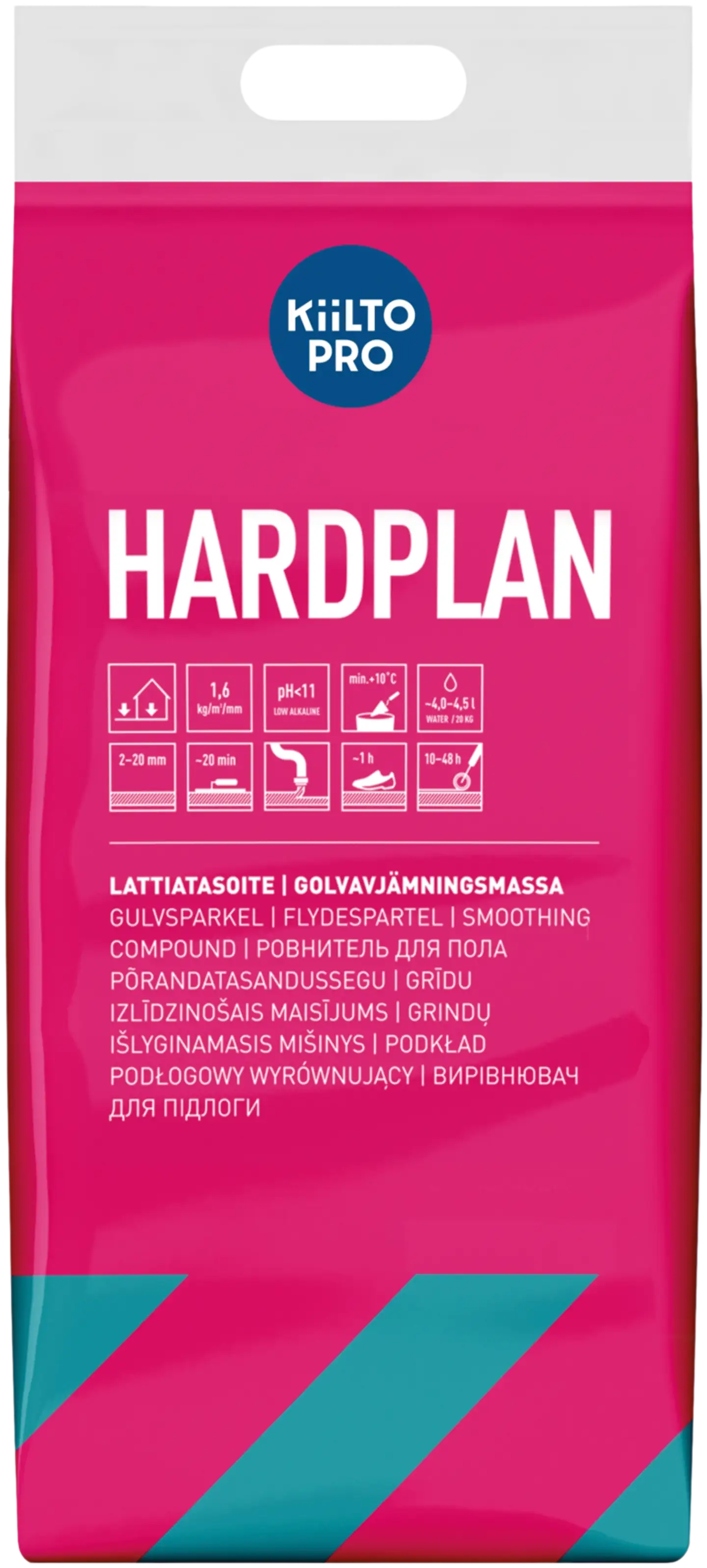 Kiilto HardPlan lattiatasoite 20 kg