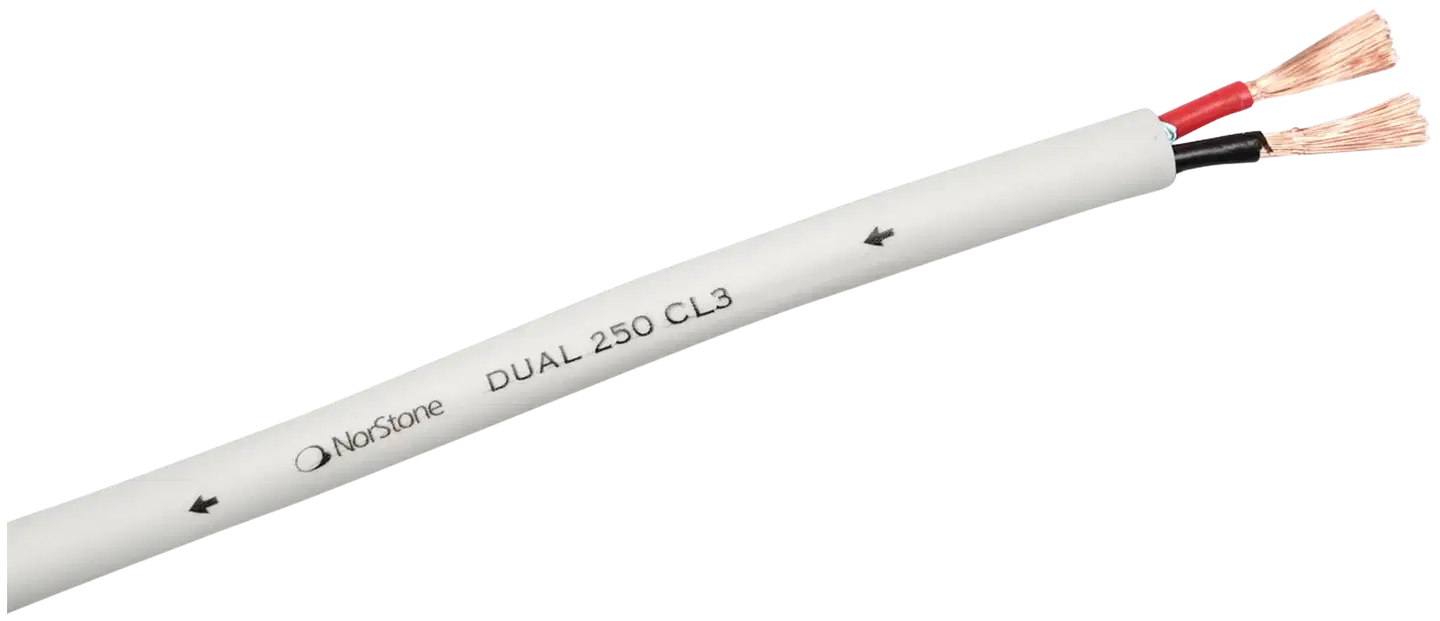 Norstone Dual CL3 -kaiutinkaapeli 2,5 m - 1
