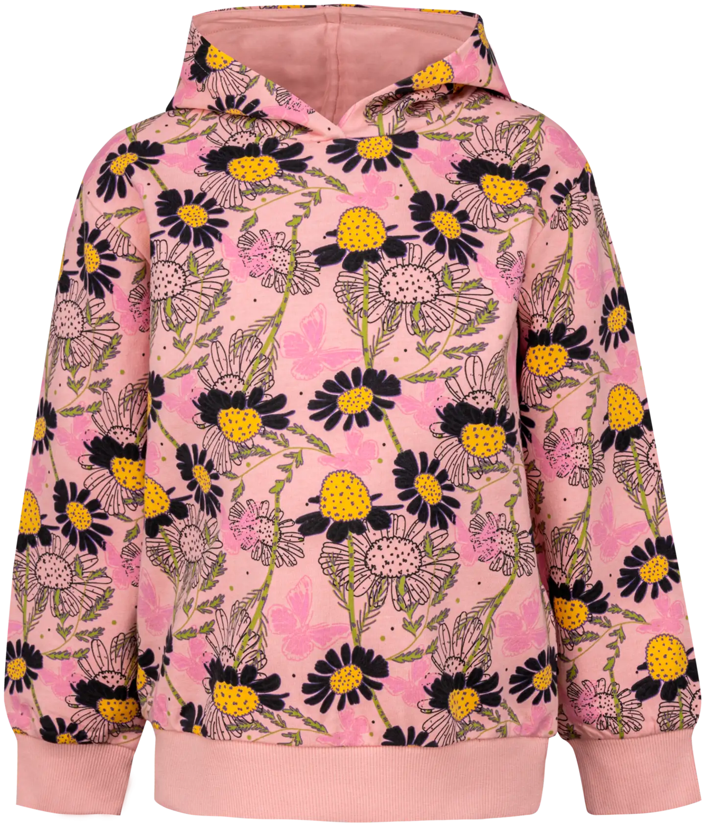 Ciraf lasten collegehuppari flower 25TC242820 - Pink AOP - 1