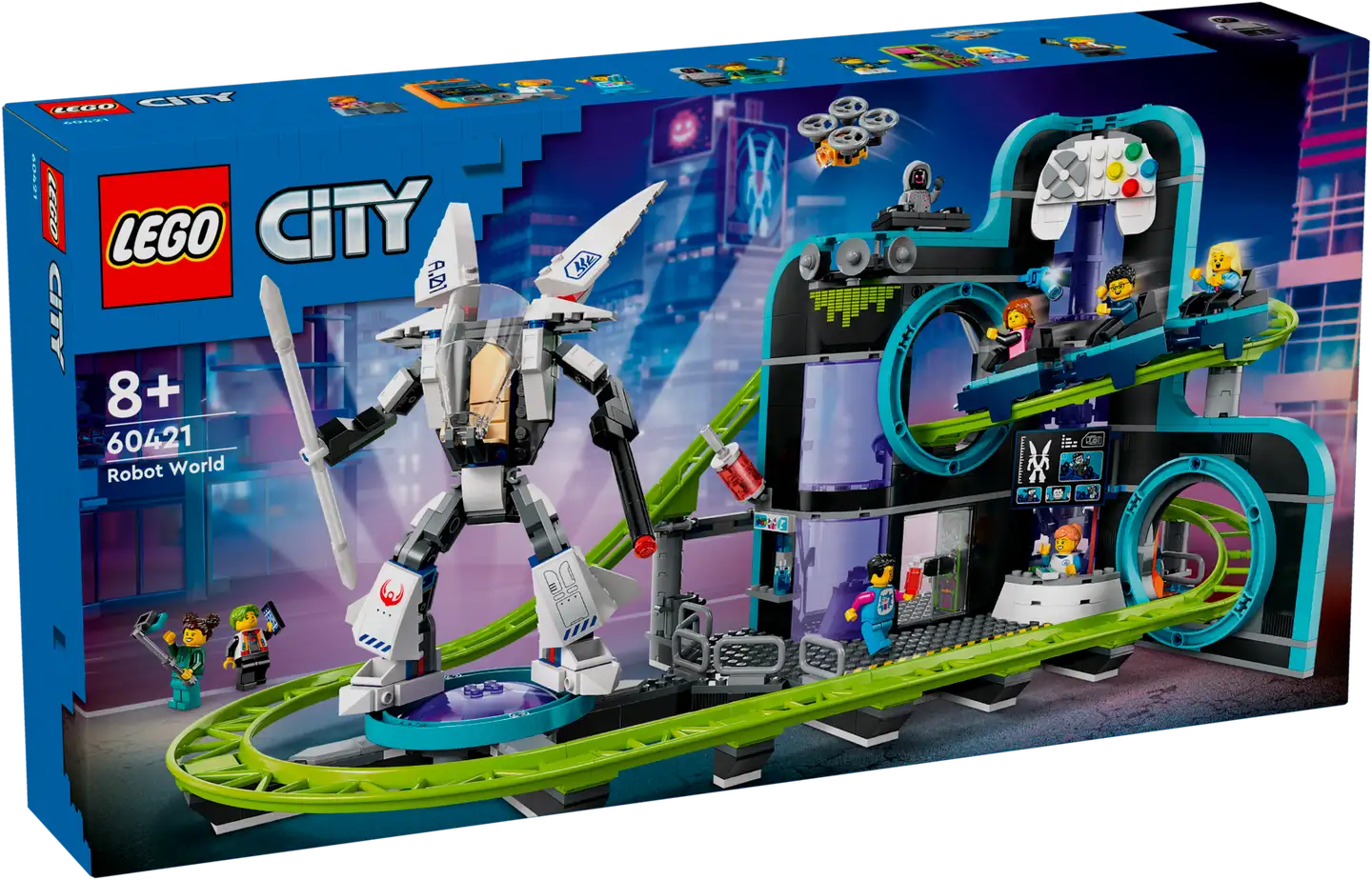 LEGO My City 60421 Robottimaailman vuoristorata - 1