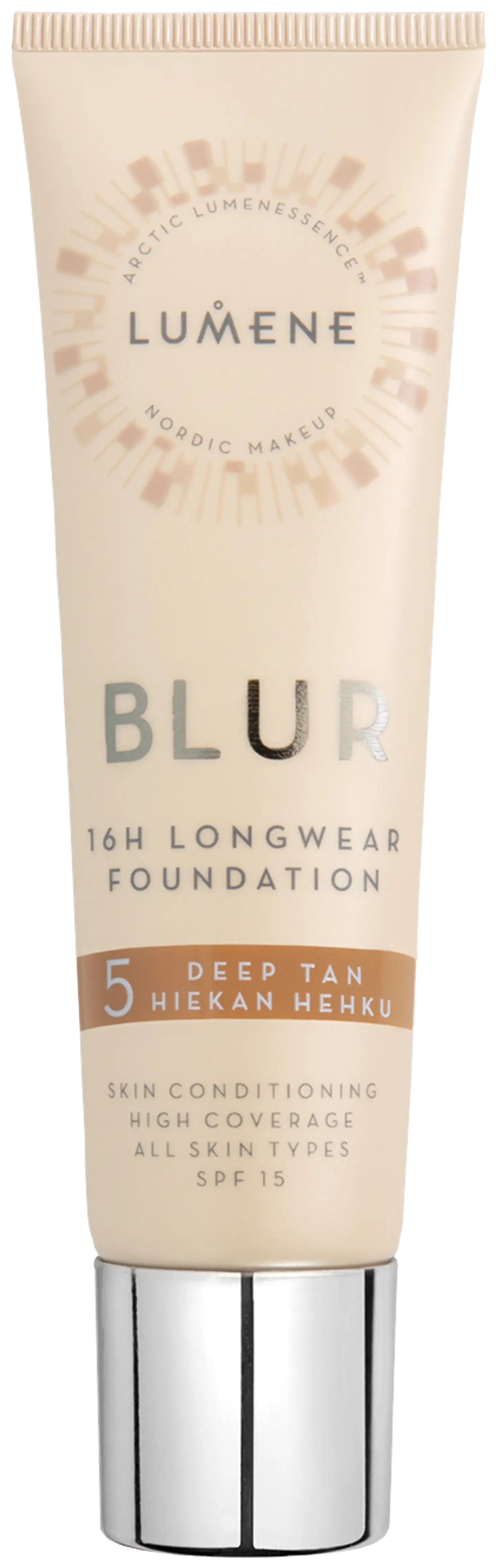 Lumene Blur Pitkäkestoinen meikkivoide SK15 5 Hiekan hehku 30ml - 1