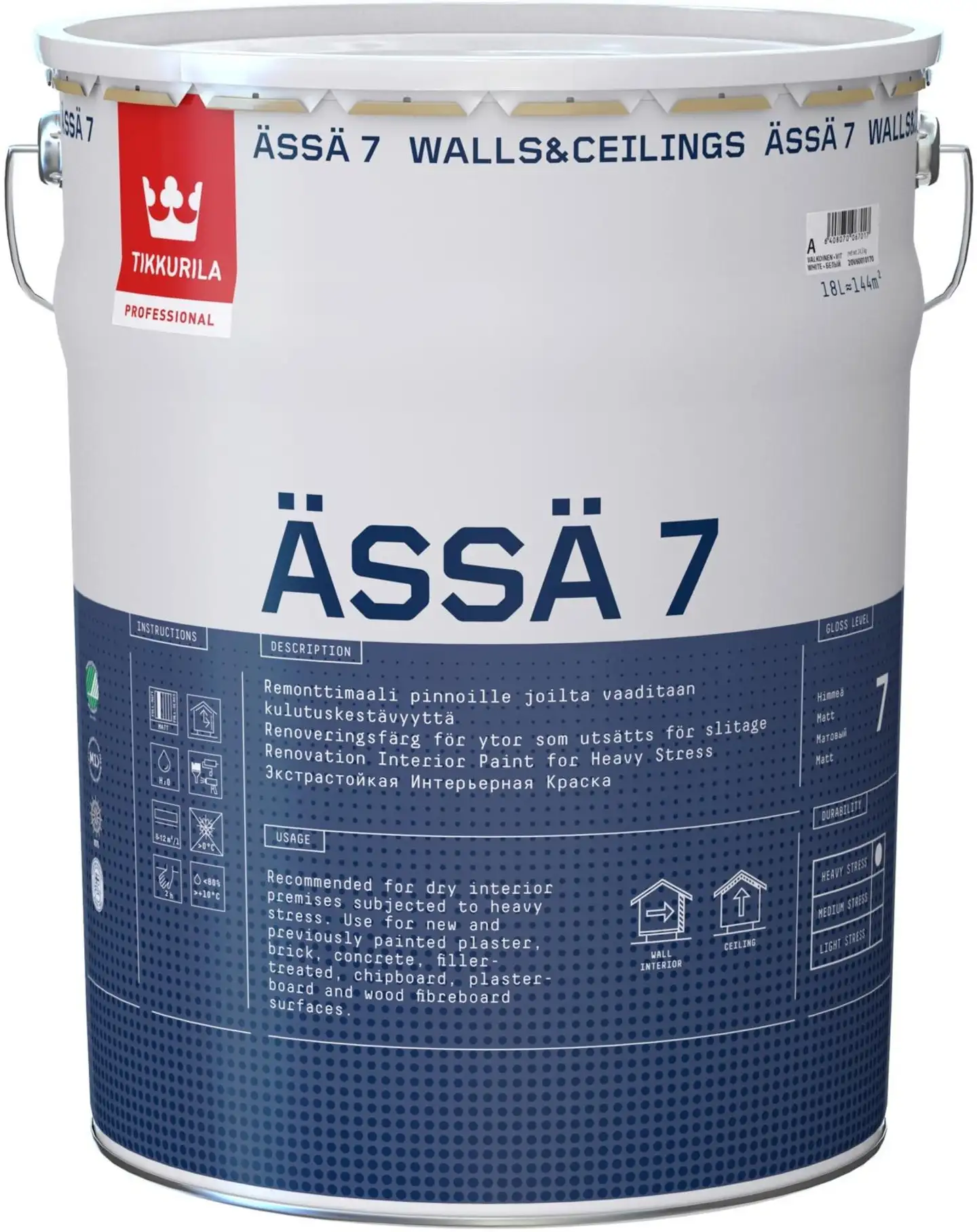 Tikkurila Ässä 7 Remonttimaali A 18L