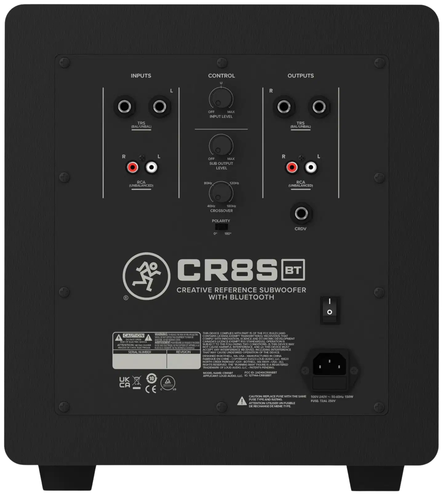 Mackie aktiivisubwoofer CR8SBT - 2