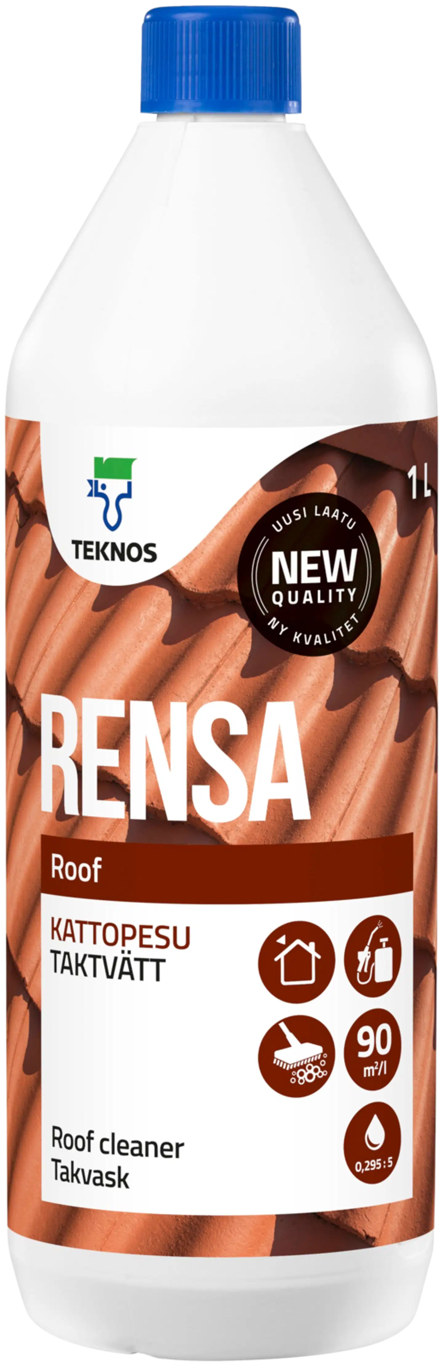Teknos kattopesu Rensa Roof 1 l