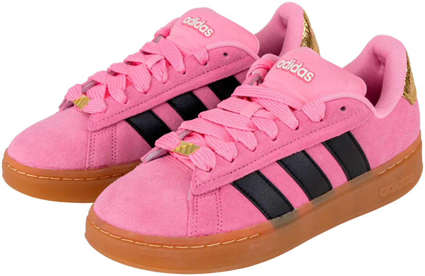 adidas naisten vapaa-ajan kengät Grand Court Alpha JH8669 - pink/black/gold - 1