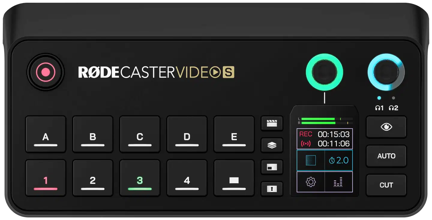 RodeCaster Video S videotuotantokonsoli - 2