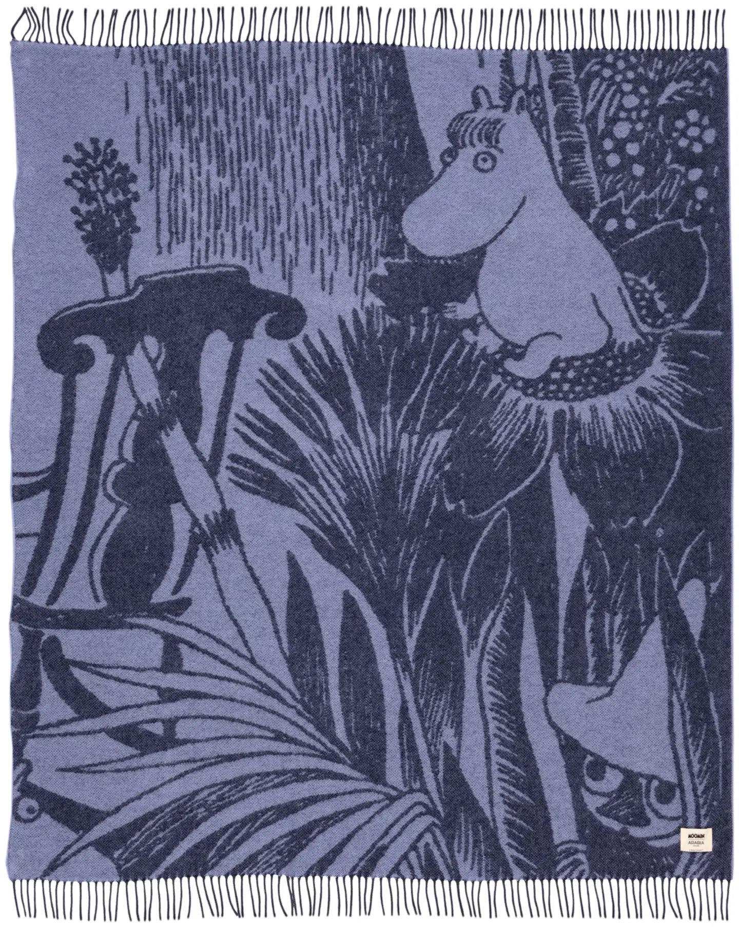 Moomin Arabia Muumi villahuopa 130x170 Lumottu Metsä - 1