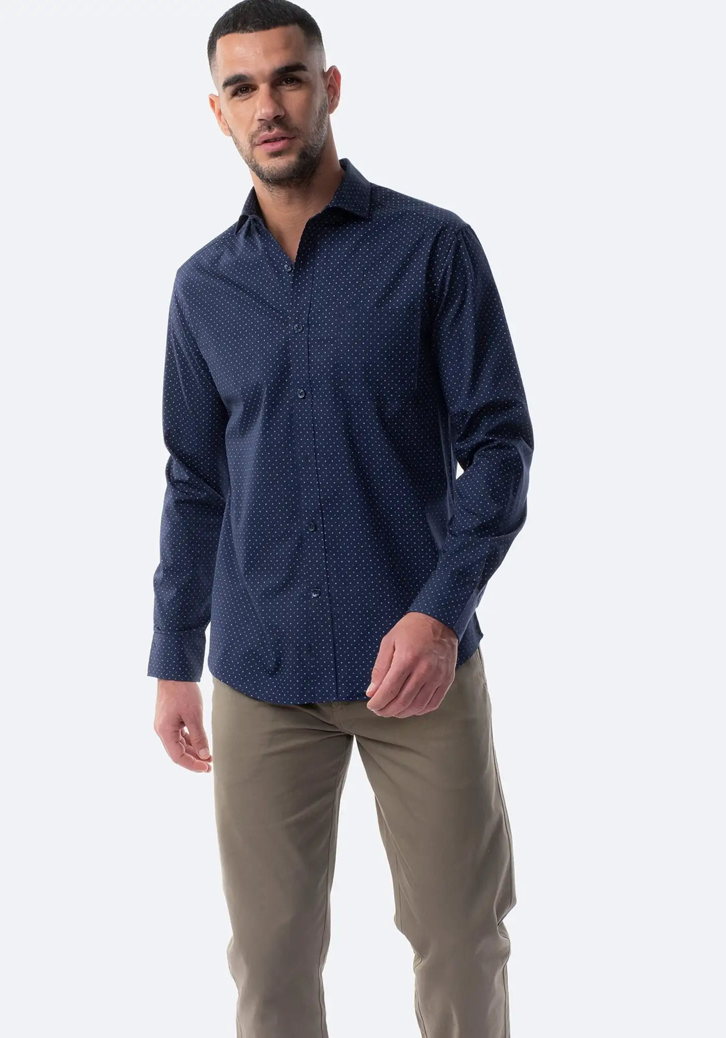TEX miesten kauluspaita I274808 - Navy - 4