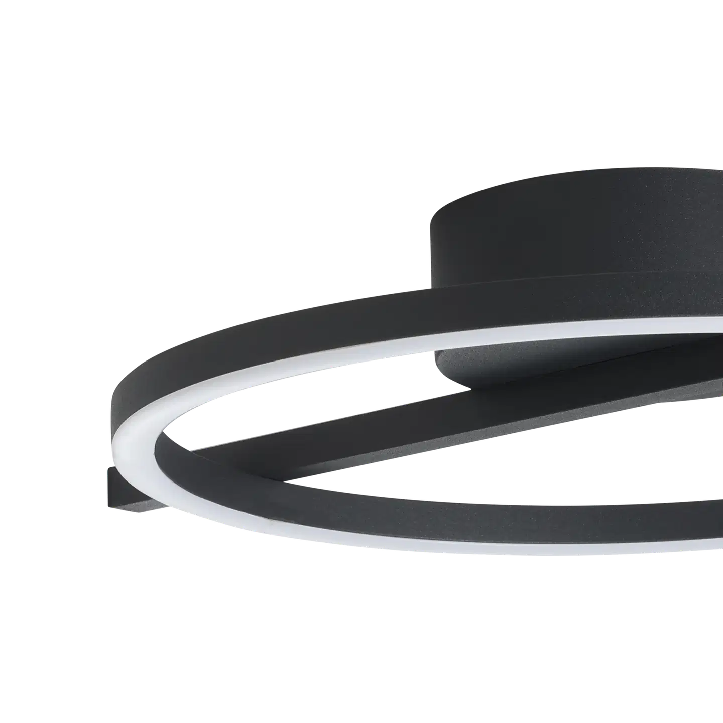 EGLO kattovalaisin Amandolo LED 17W 40 cm RGB CCT musta/valkoinen - 5