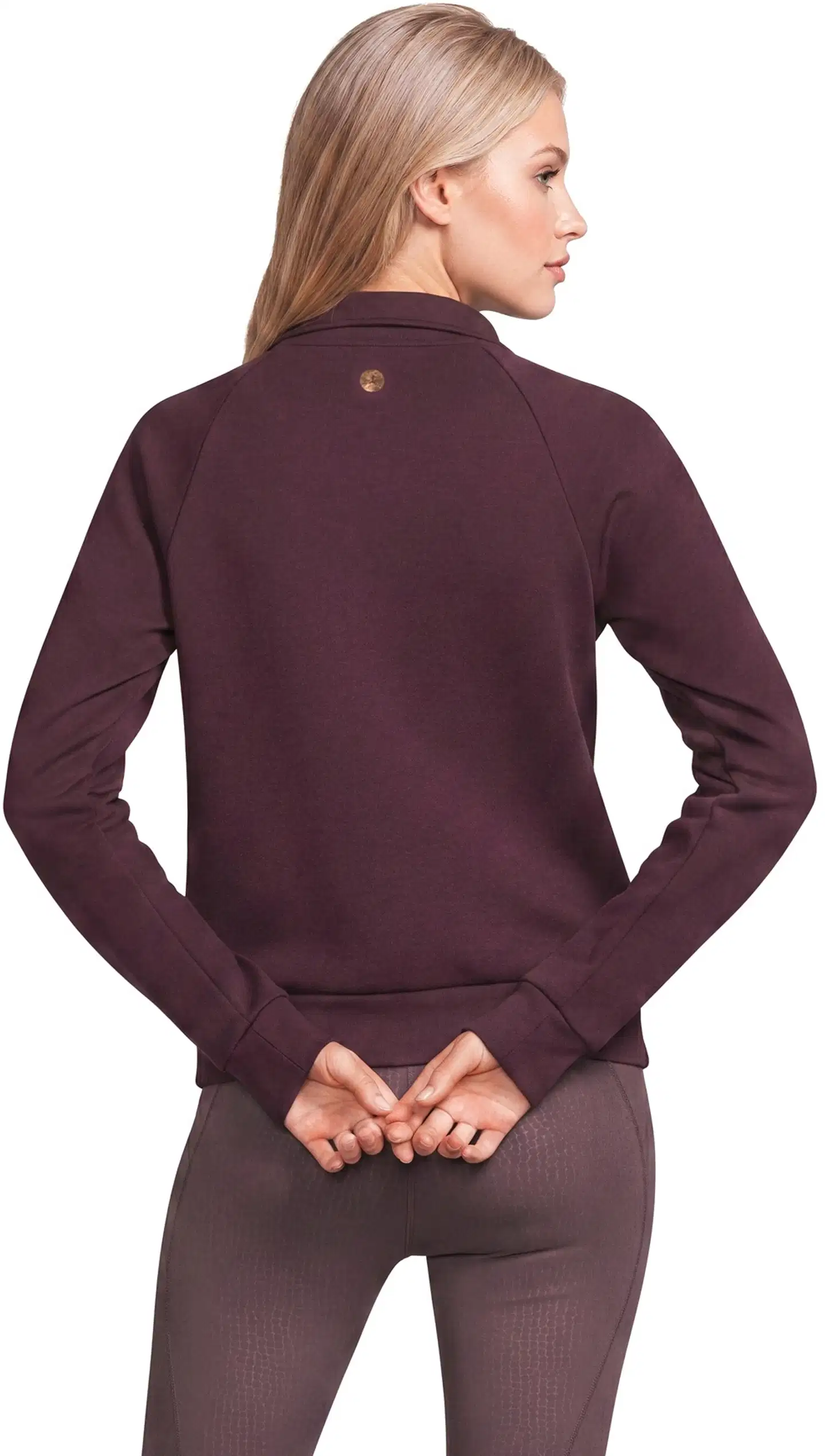 Danskin naisten scuba-collegepusero vetoketjukauluksella DCA2602B - Winetasting - 3