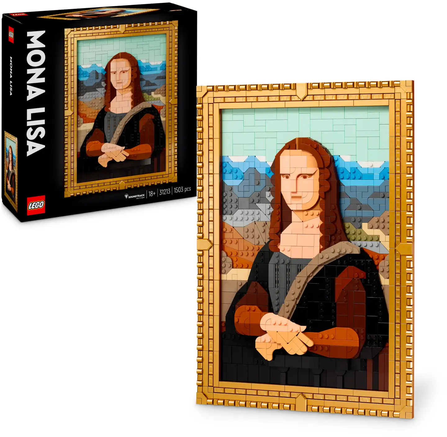 LEGO Art Mona Lisa, maalaus-rakennussetti aikuisille 31213 - 1