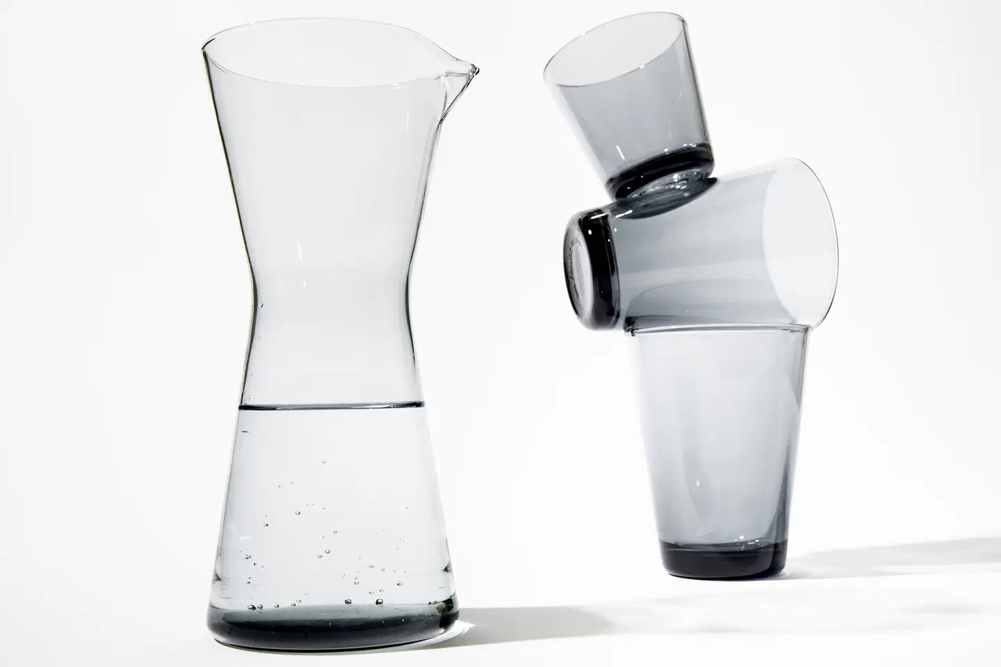 Iittala Kartio juomalasi 40cl harmaa 2kpl - 3