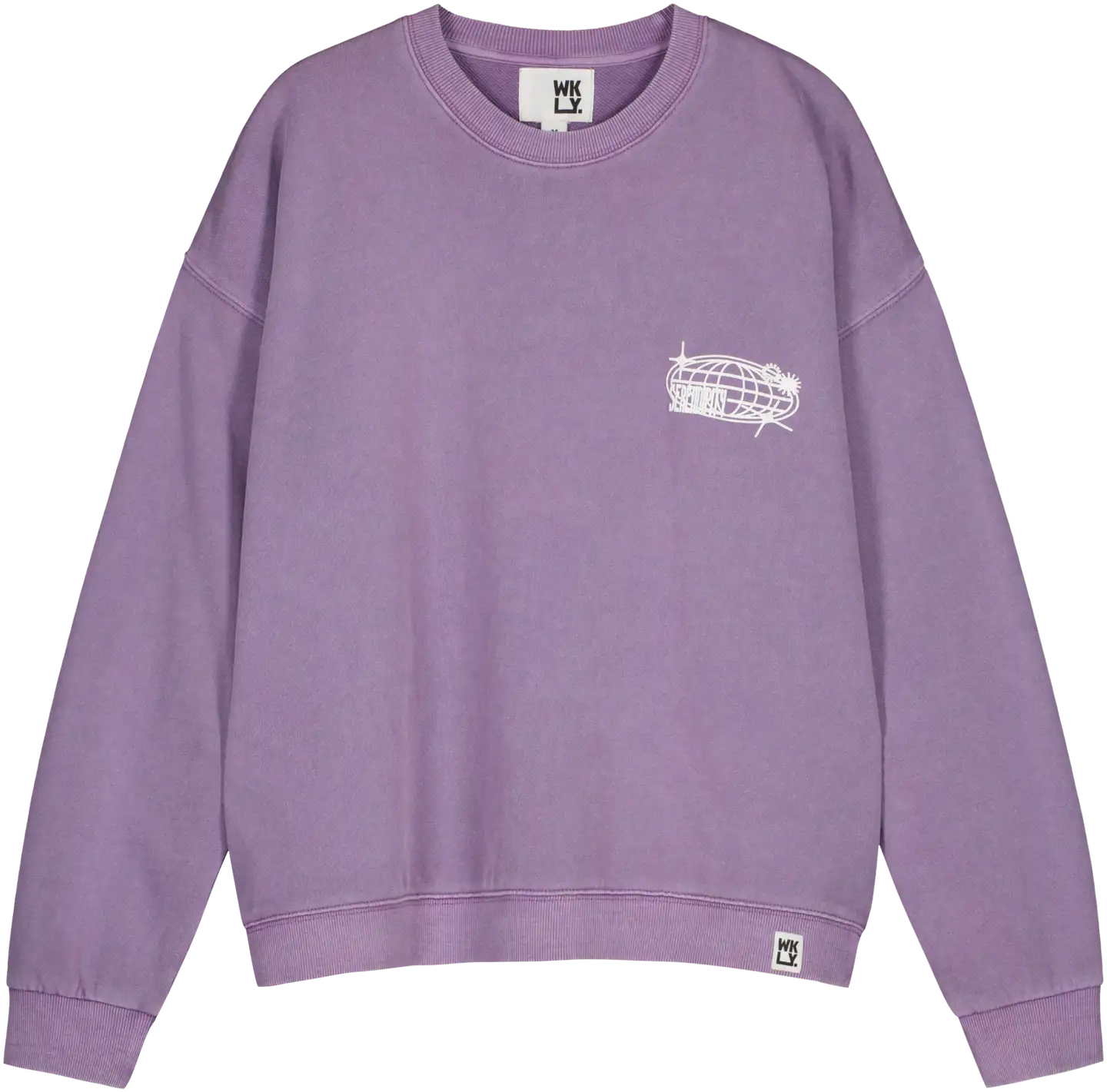 WKLY. naisten collegepusero 213W280152 - Lilac acid - 1