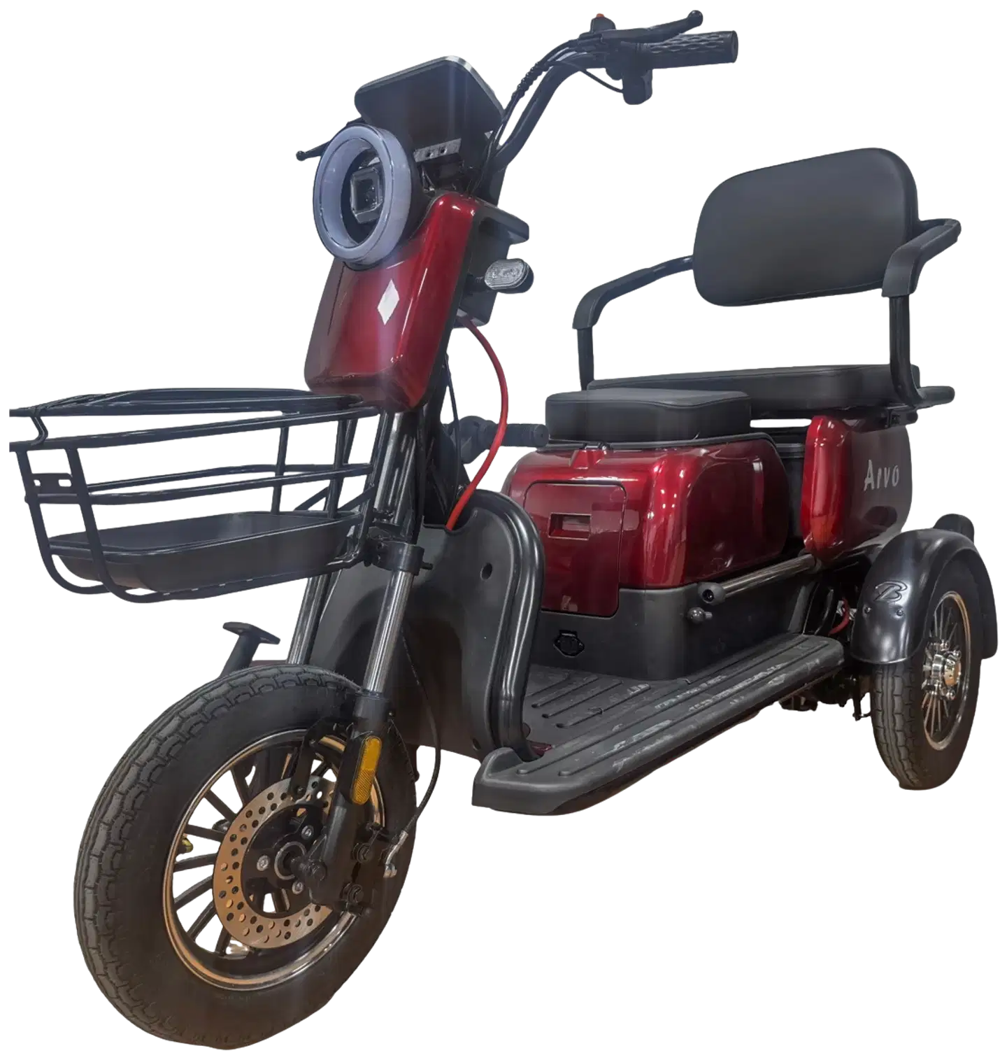 Arvo senioriskootteri p250 punainen - 1