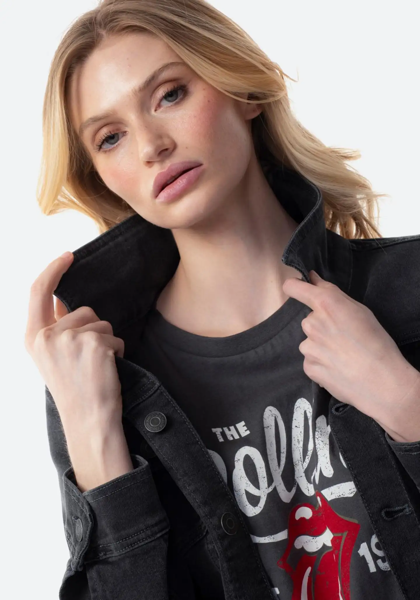 TEX naisten farkkutakki I978897 - GREY DARK - 5