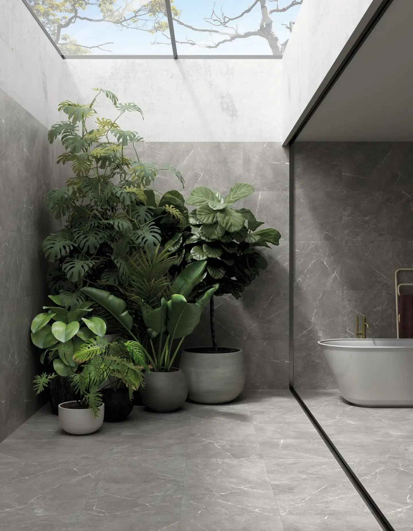 Lattia- ja seinälaatta Star Grey Matt Rect 30x60 cm R10 - 3