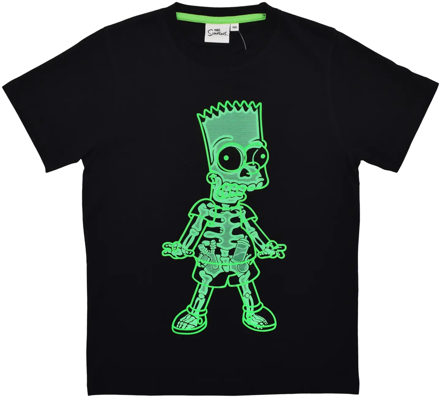 Simpsons lasten t-paita - MUSTA