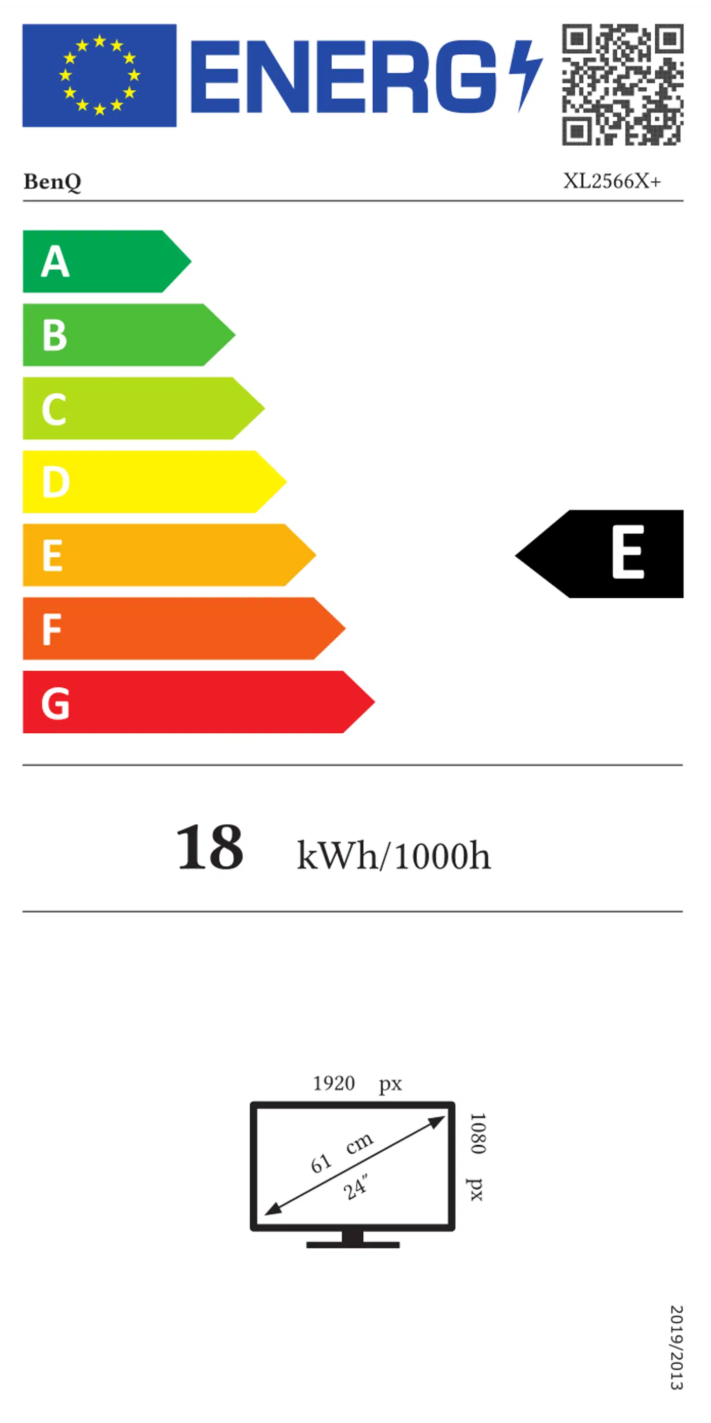 BenQ näyttö XL2566X+ 24.1" 400Hz - 8