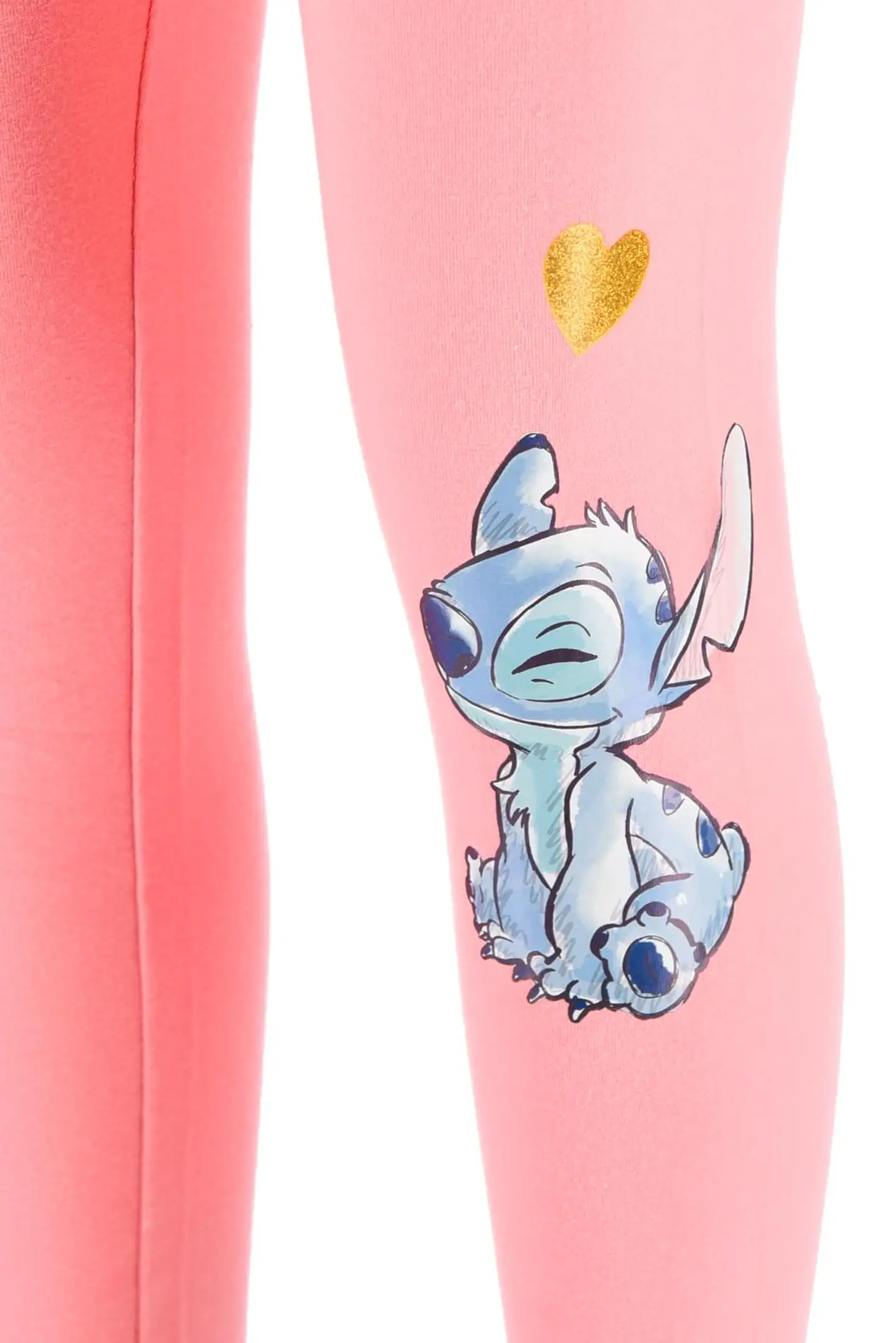 Lasten Lilo & Stitch leggins, laadukas kangas - pink - 5