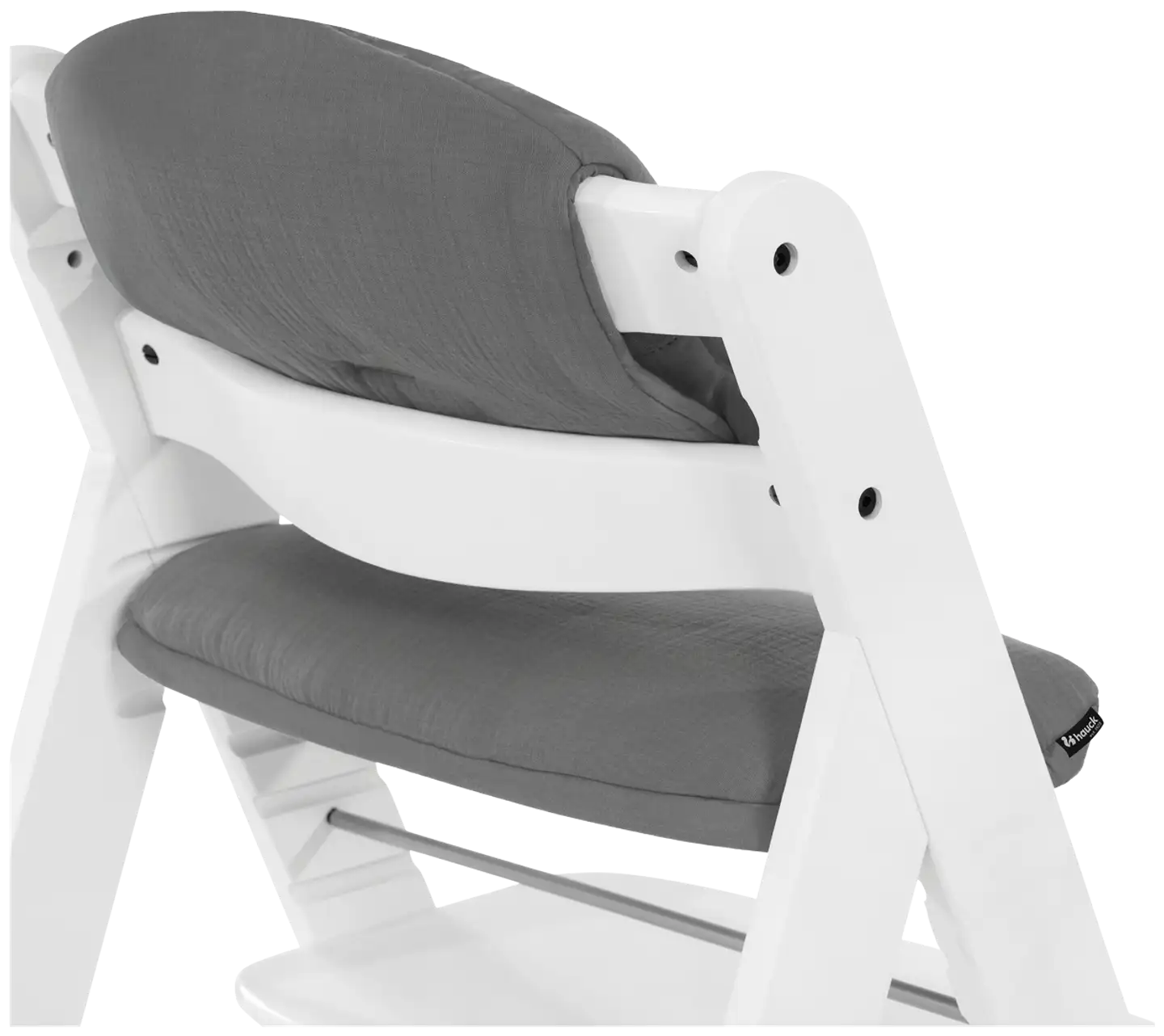Hauck pehmustesetti syöttötuoliin Highchair Pad tummanharmaa - 4