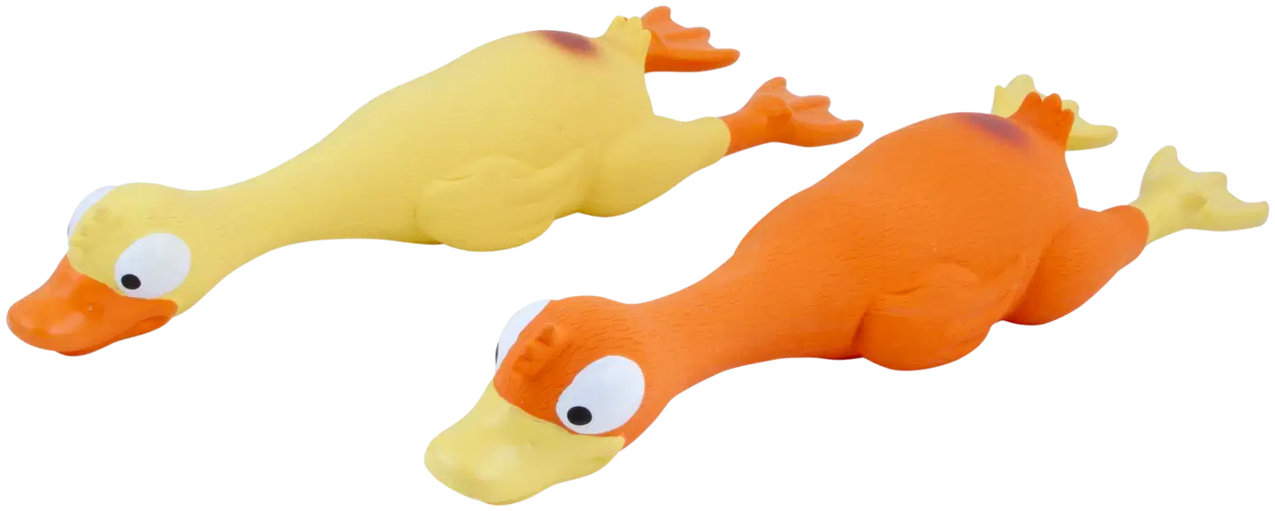 Best Friend Big Duck koiran lateksilelu, värilajitelma