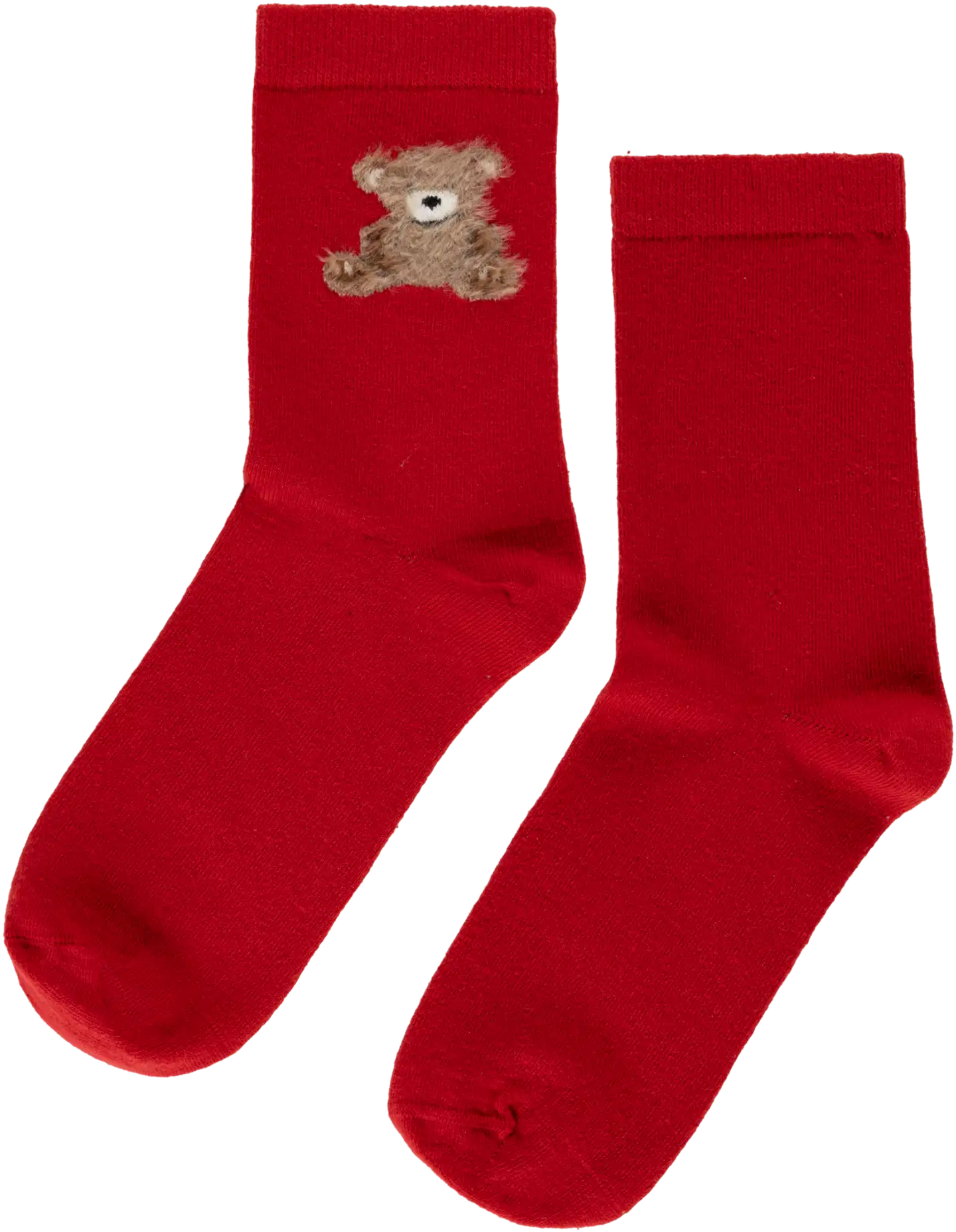 WKLY. naisten sukat teddybear 214W322605 2-pack - Red - 2