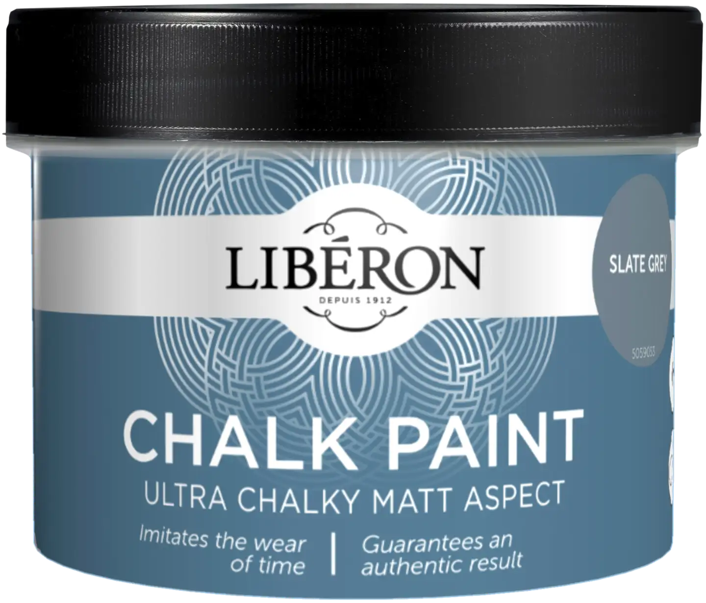 Liberon Kalkkimaaliefekti 250ml Slate Grey matt - 1