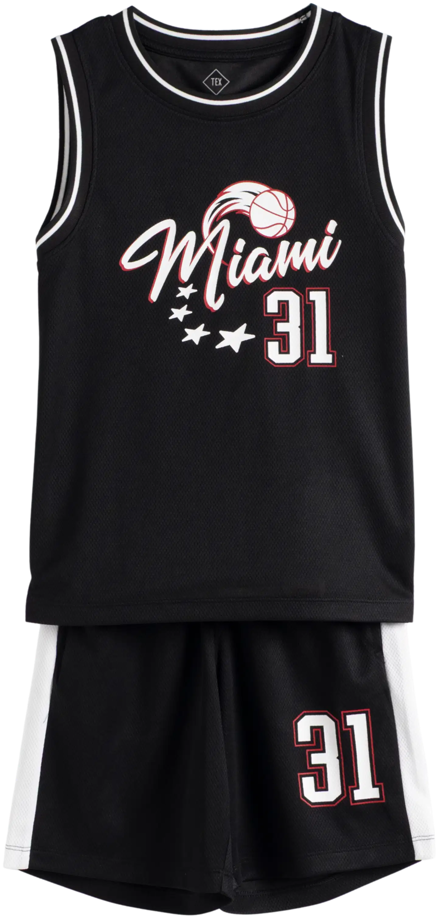 TEX lasten shortsisetti I276353 - BLACK 1 - 2