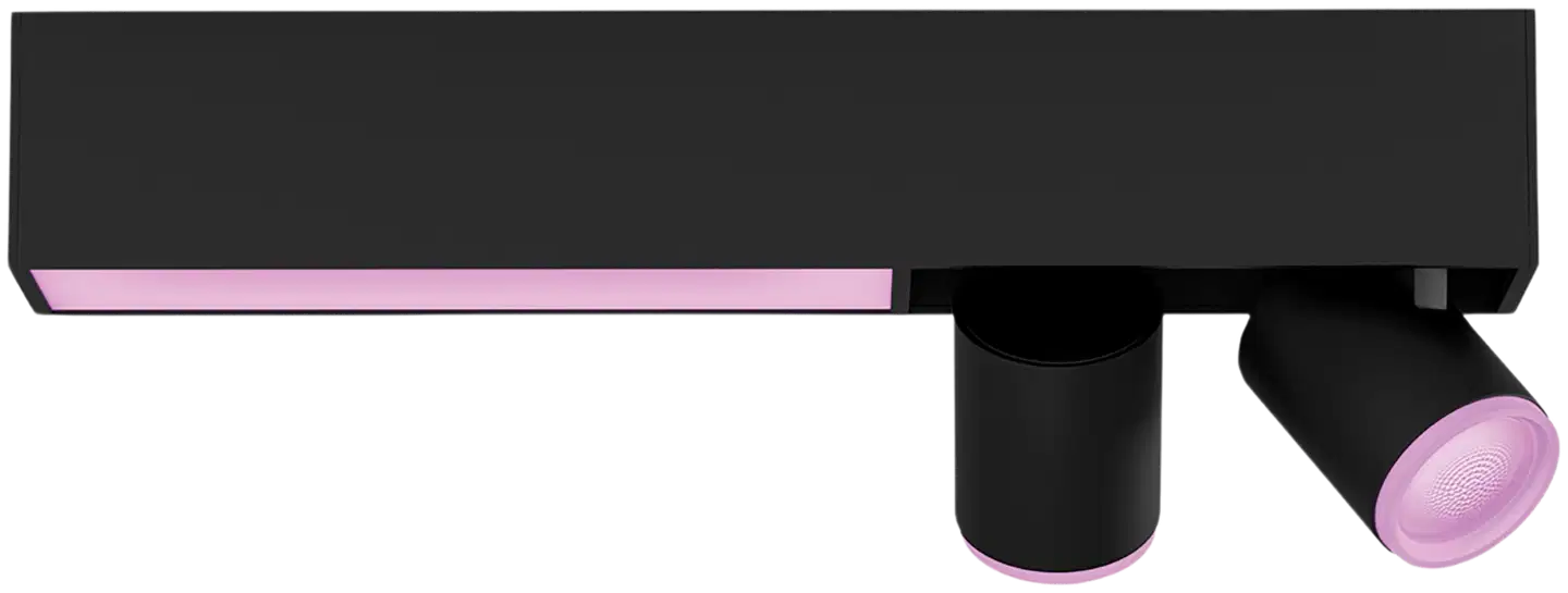 Philips Hue Centris -kattovalaisin kahdella kohdevalolla 11W 2000-6500K 1630LM musta - 1
