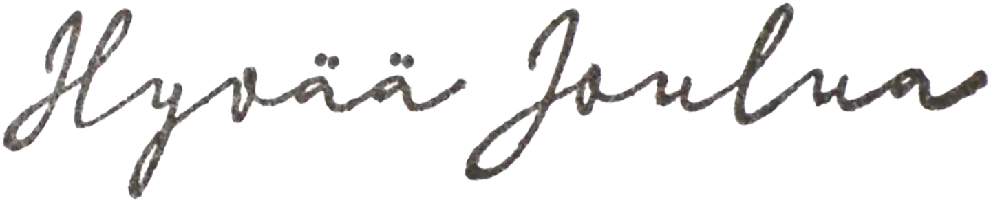 J.K. Primeco Leimasin Hyvää joulua 1 - 2