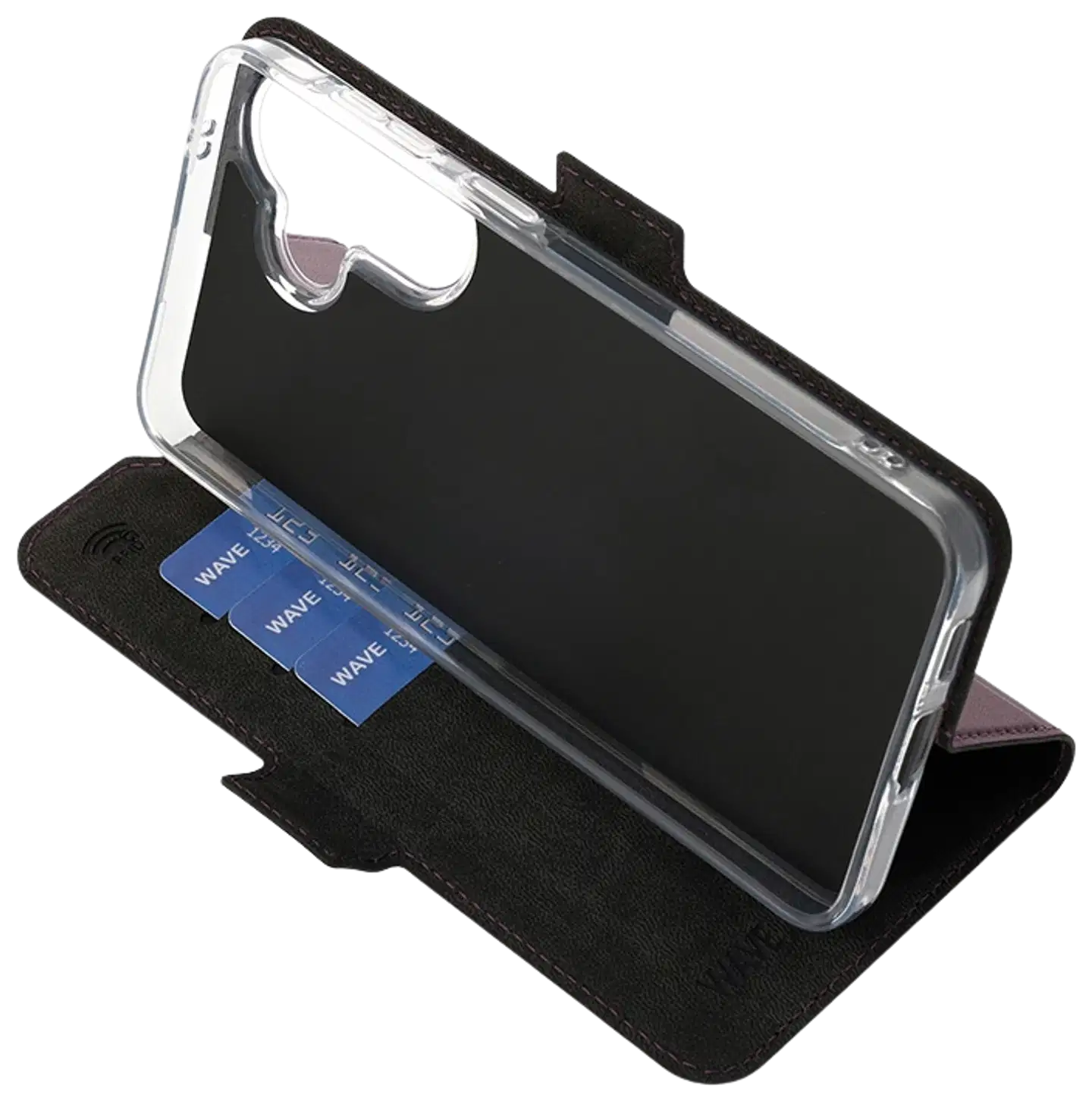 Wave Book Case, Samsung Galaxy A57 5G, Smoky Sangria - 5