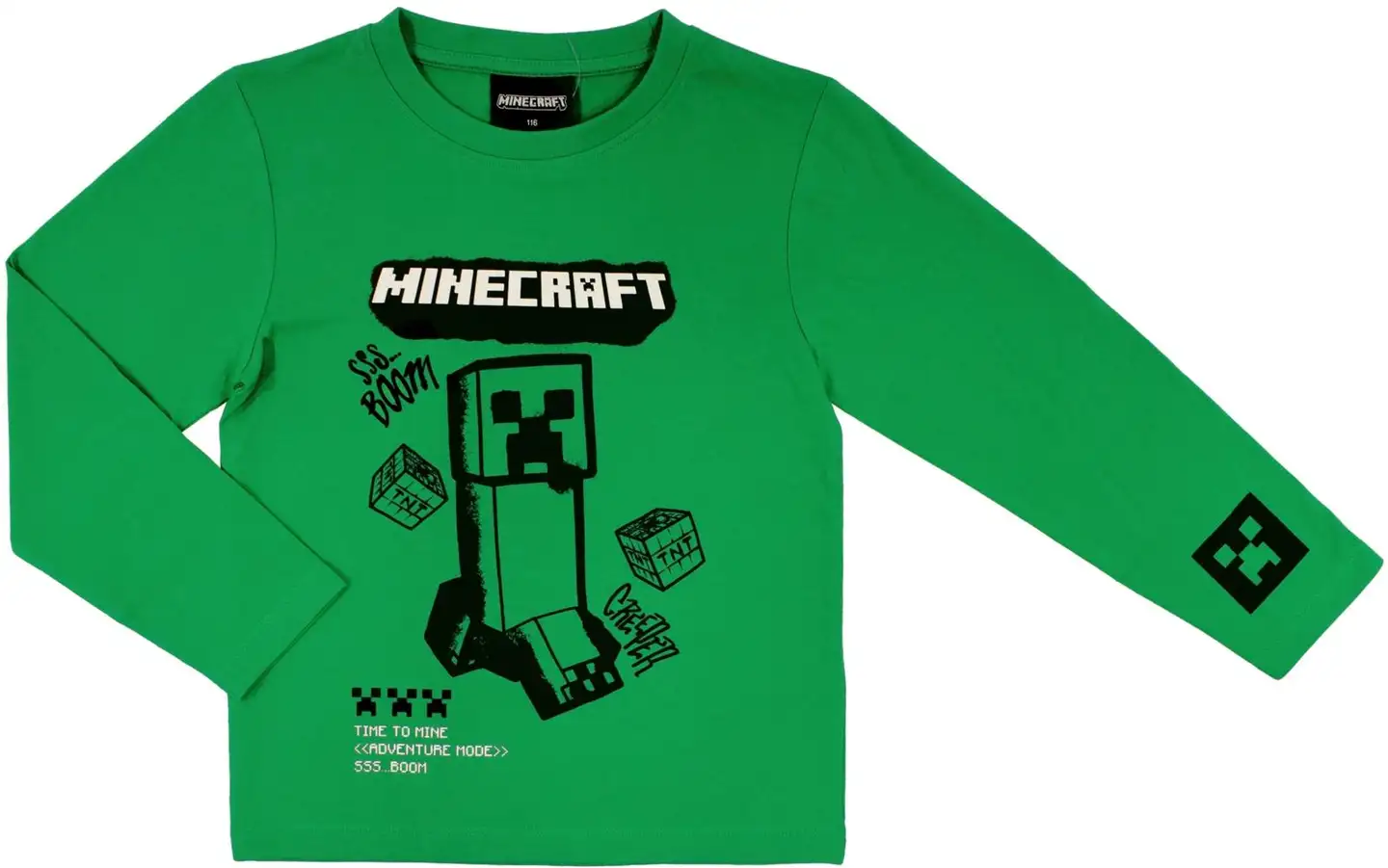 Minecraft lasten trikoopaita - VIHREÄ